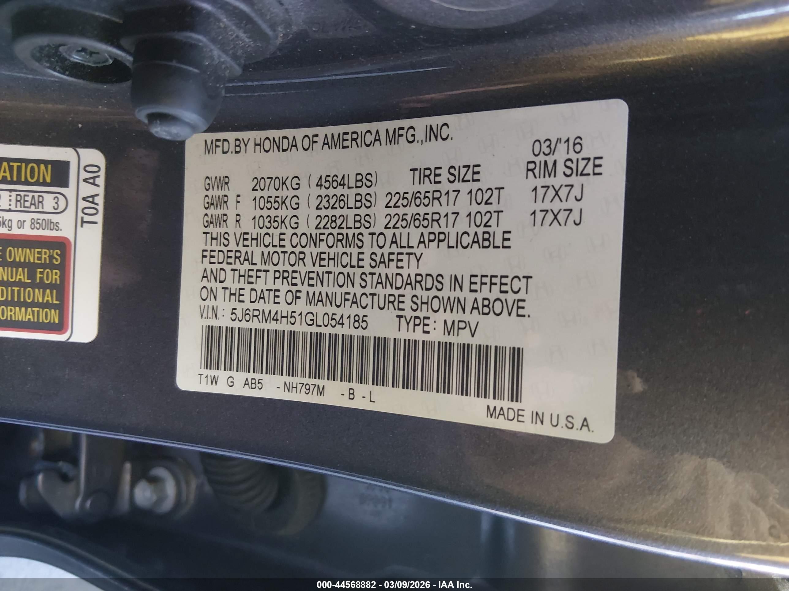 HONDA CR-V image 9
