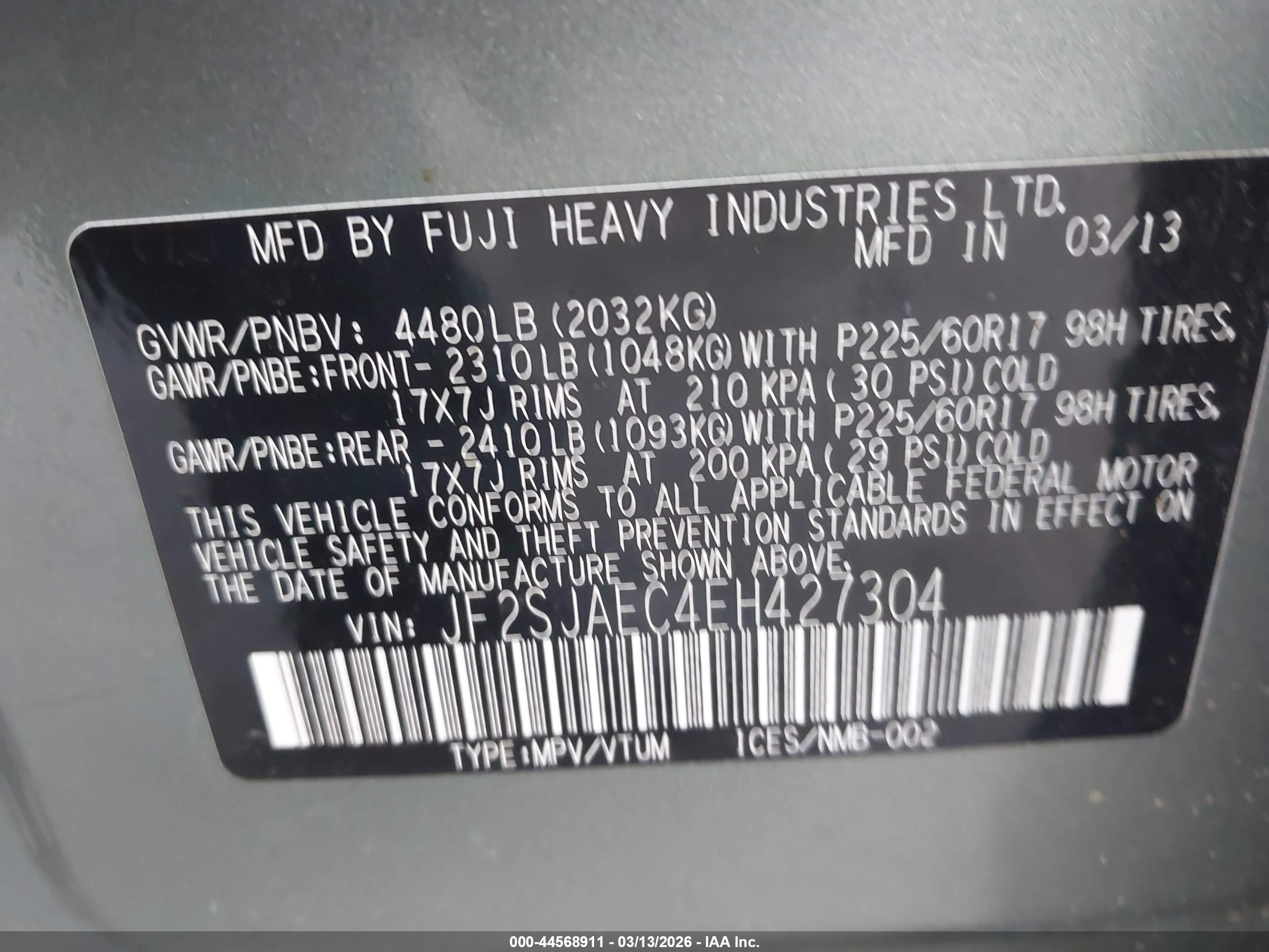 SUBARU FORESTER image 9