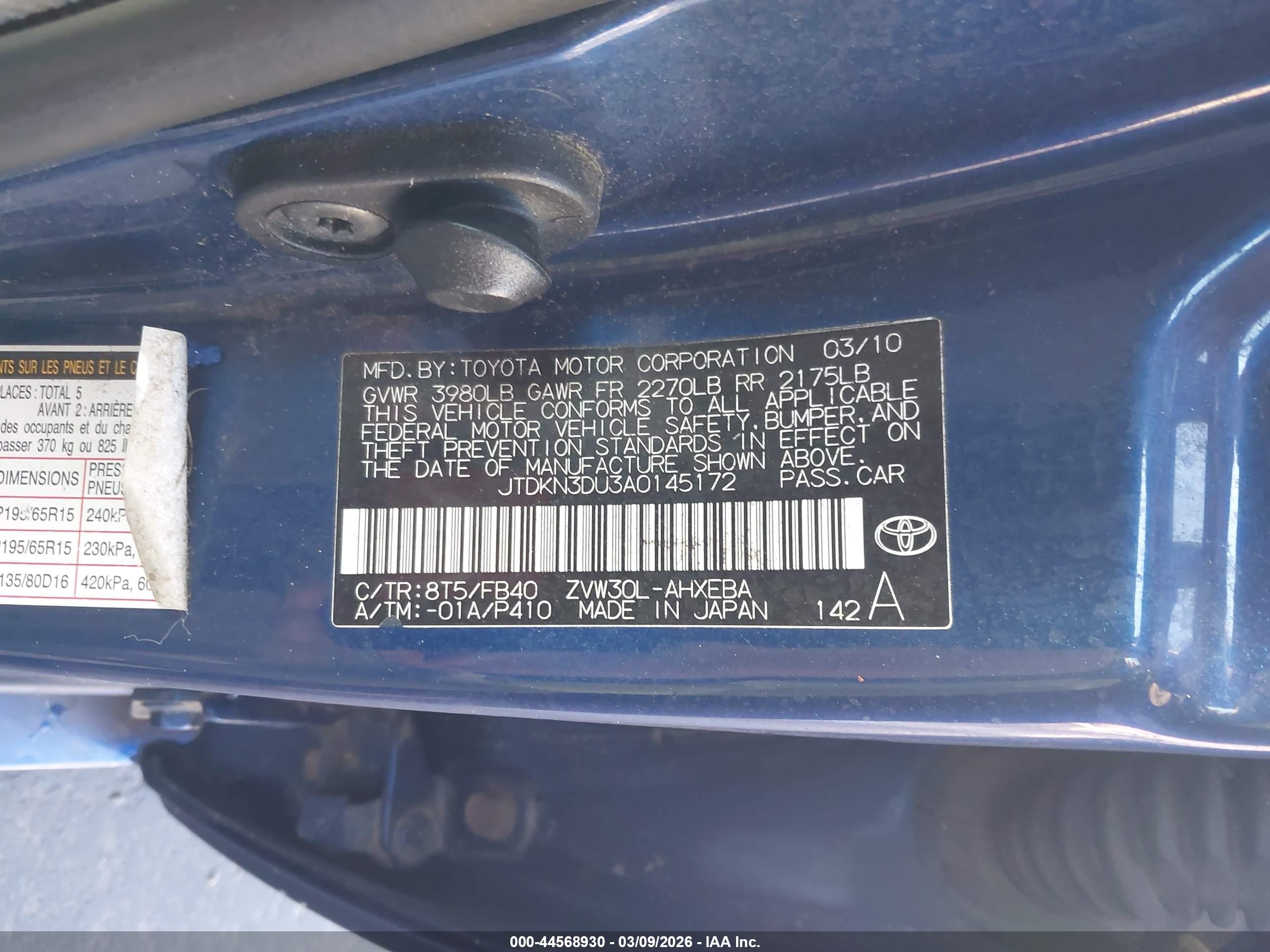 TOYOTA PRIUS image 9
