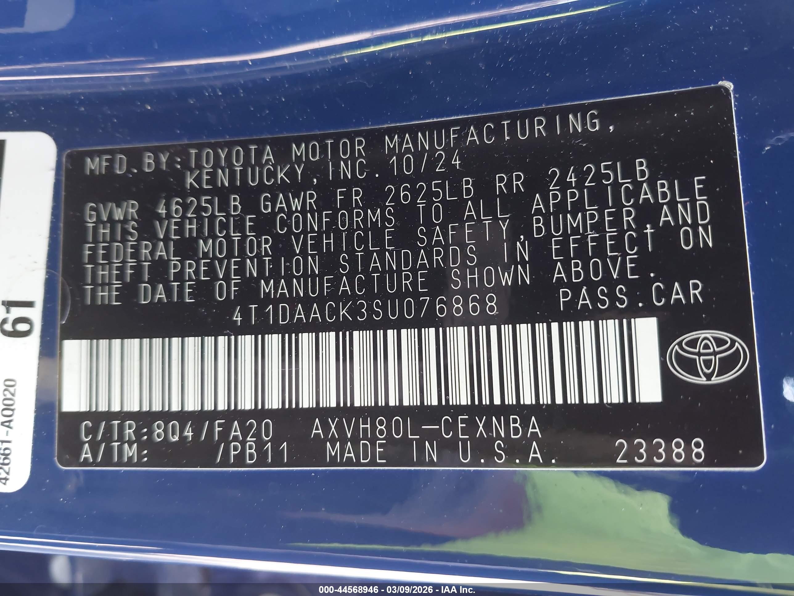 TOYOTA CAMRY image 9