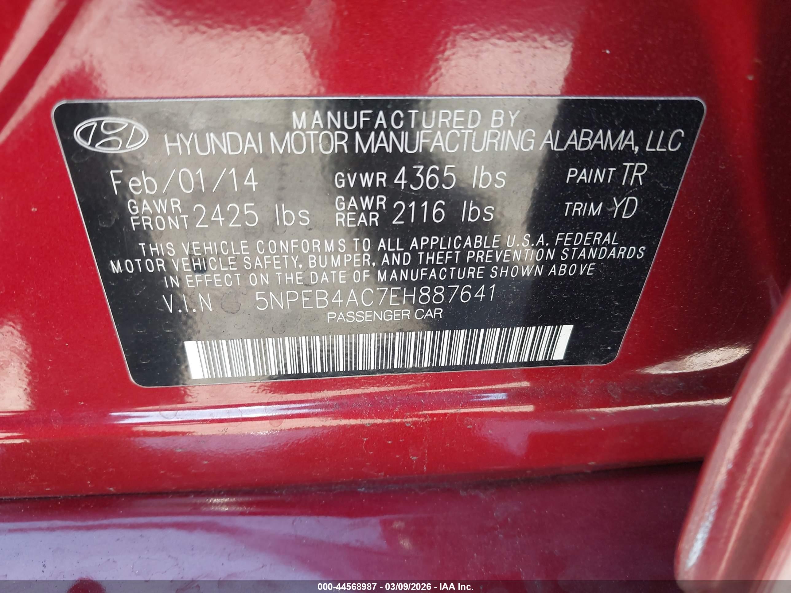 HYUNDAI SONATA image 9