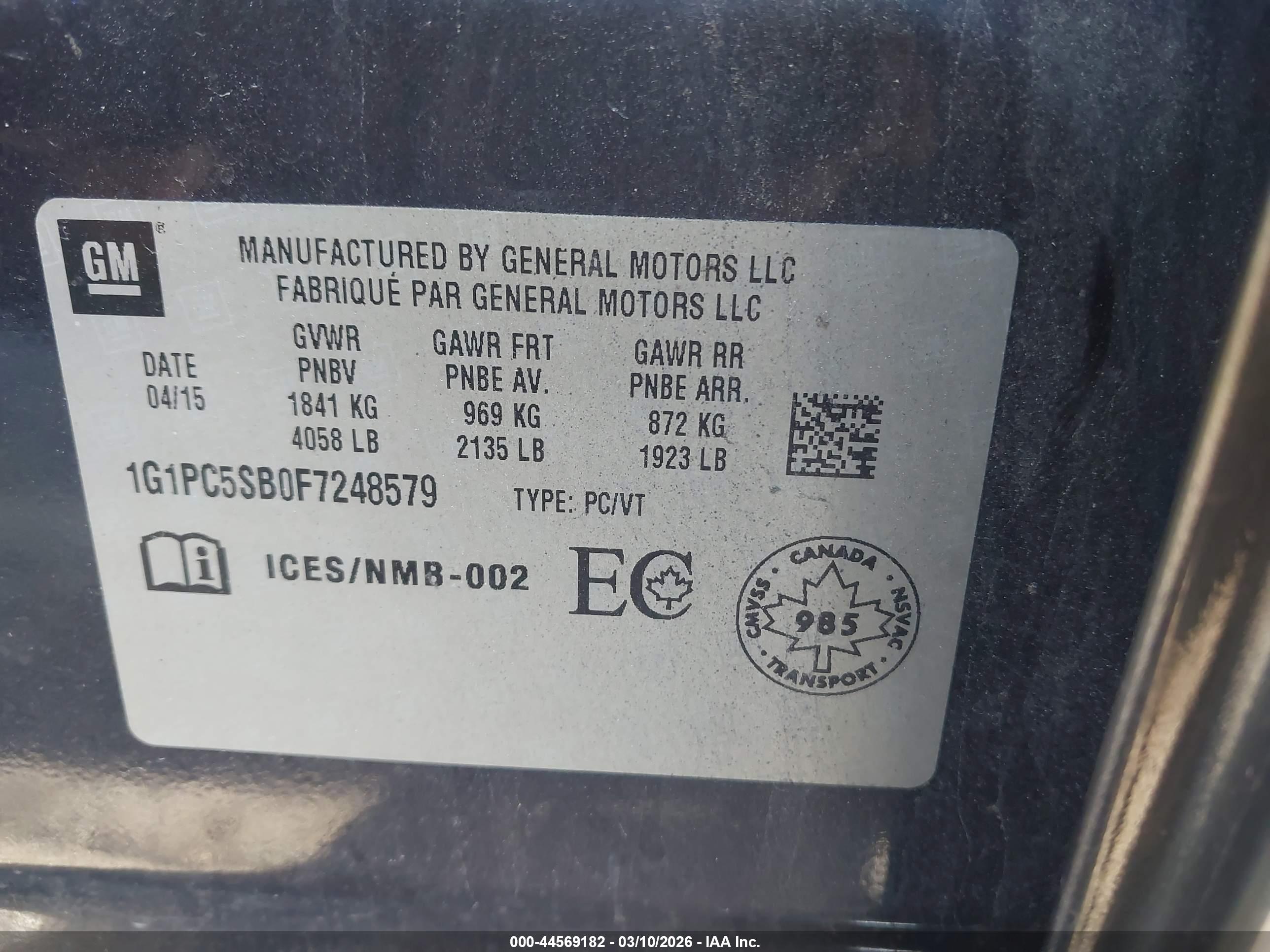 CHEVROLET CRUZE image 9