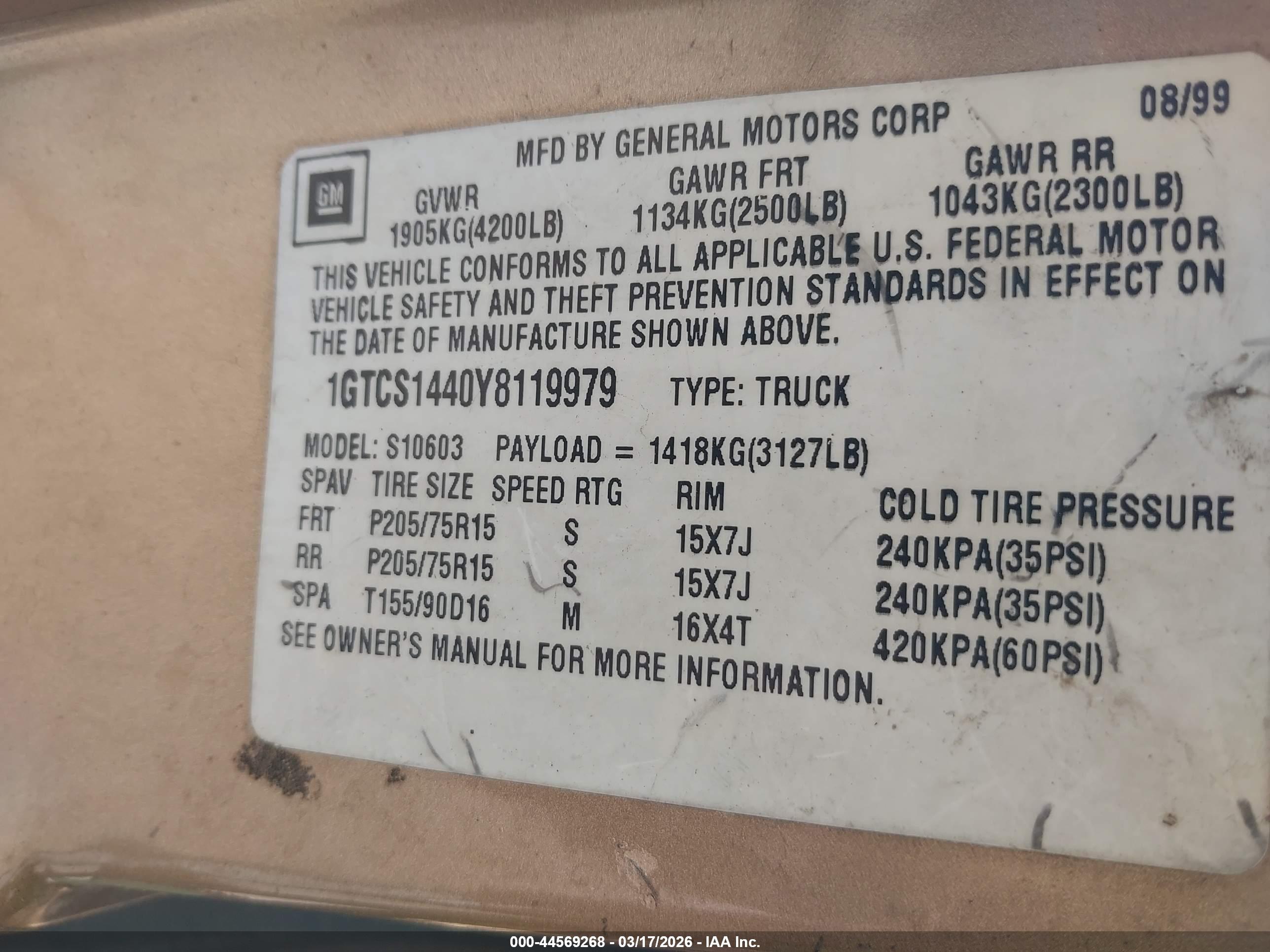 GMC SONOMA image 9