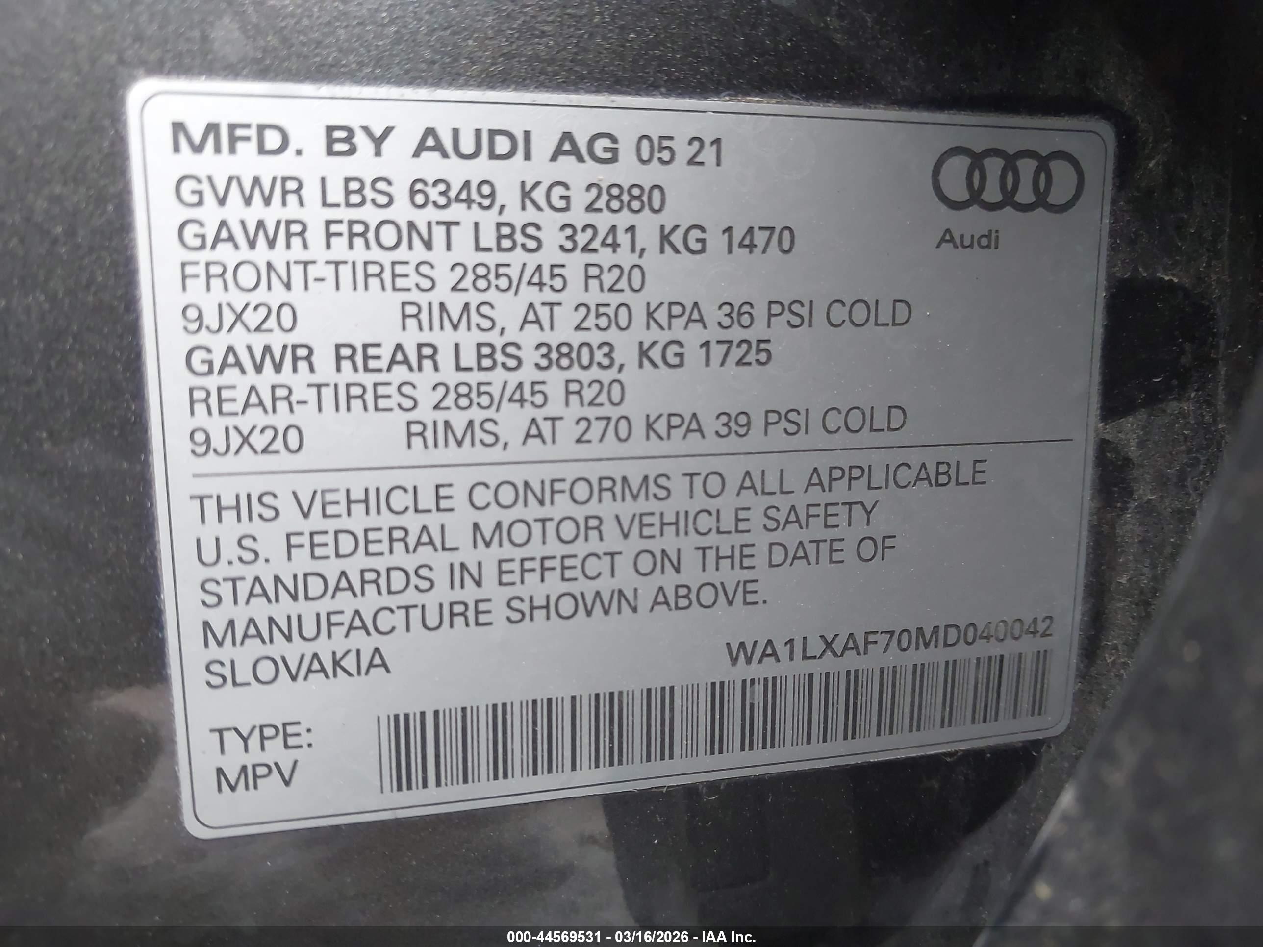AUDI Q7 image 9
