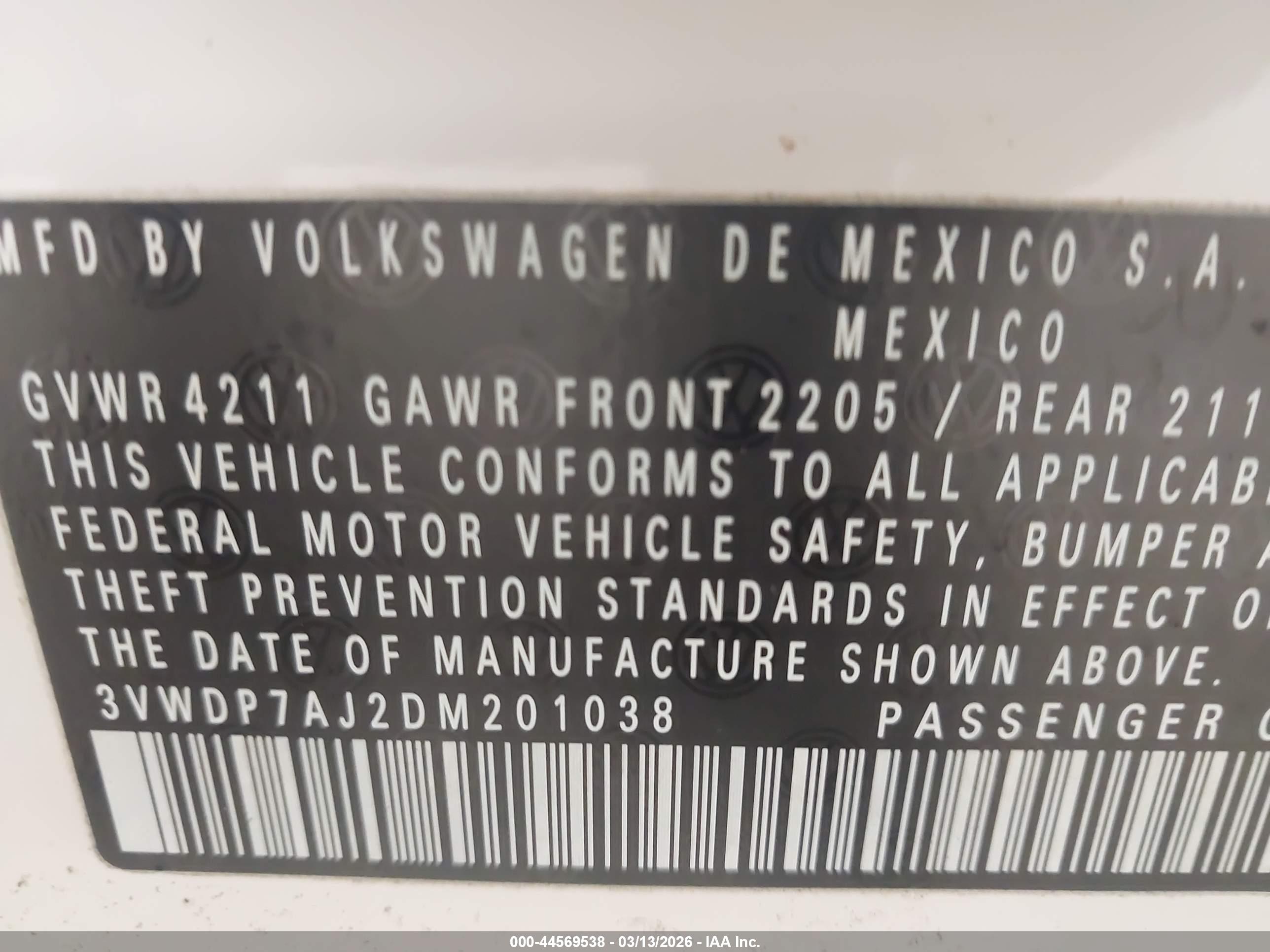 VOLKSWAGEN JETTA image 9