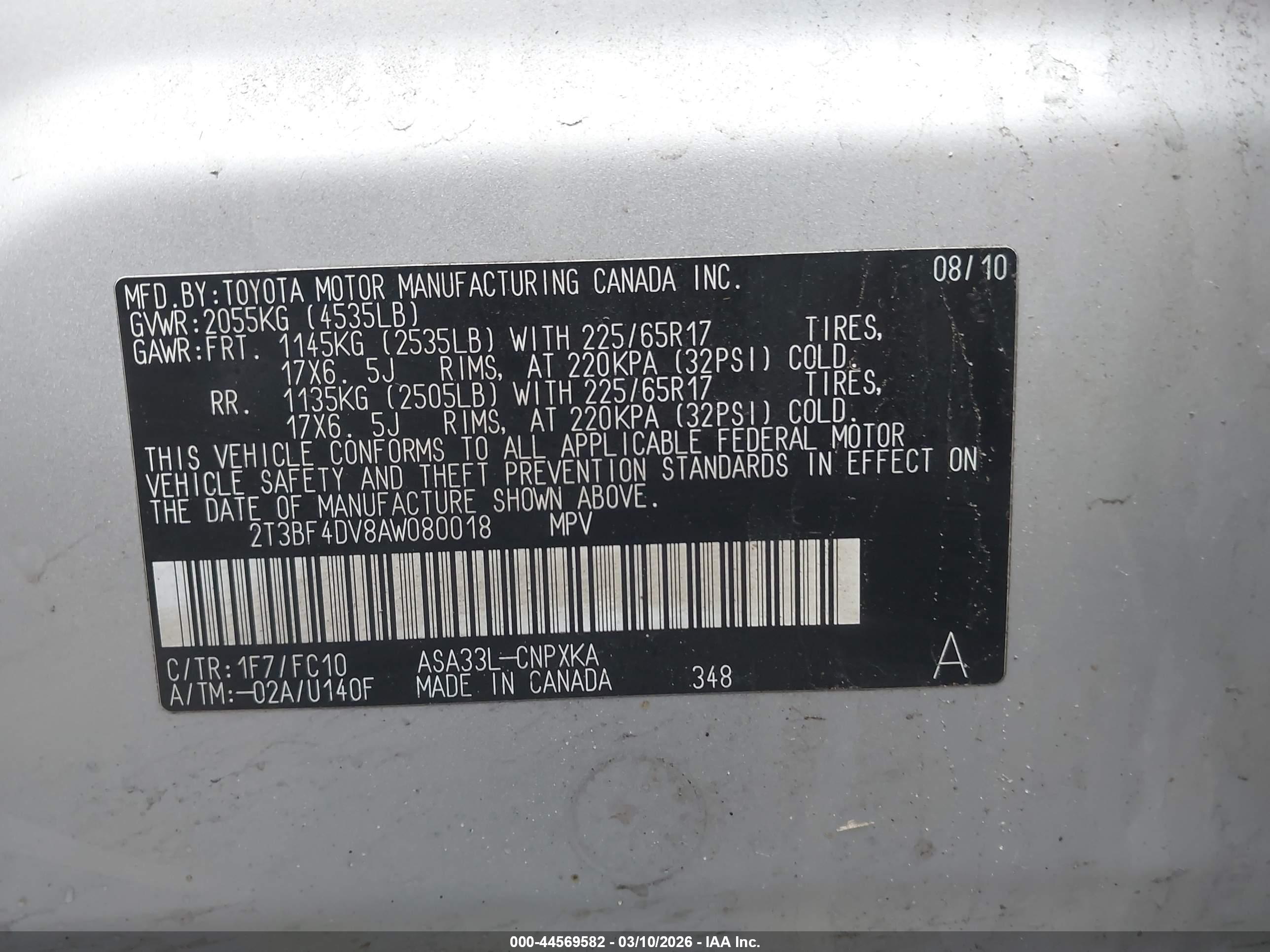 TOYOTA RAV4 image 9