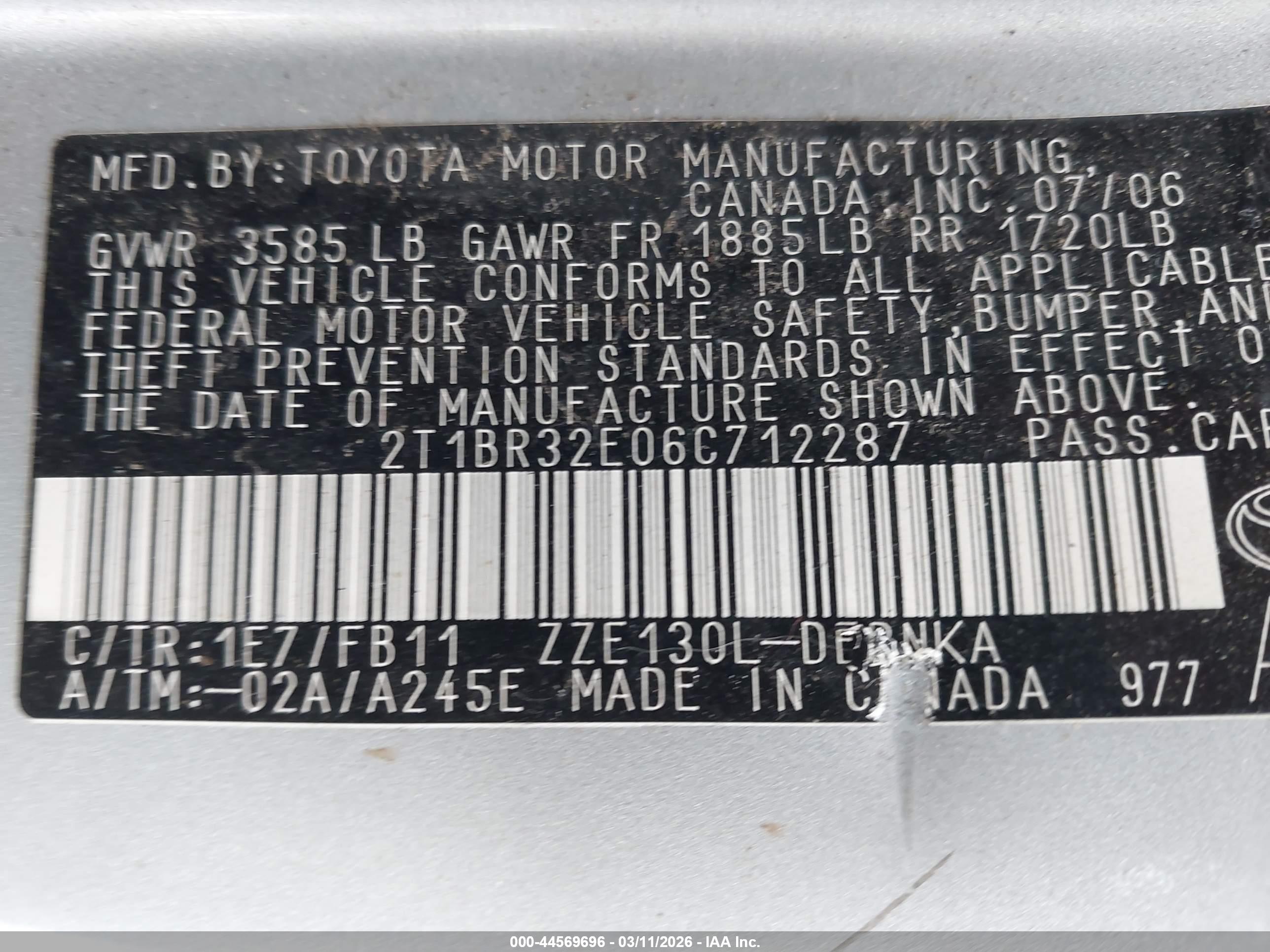 TOYOTA COROLLA image 9