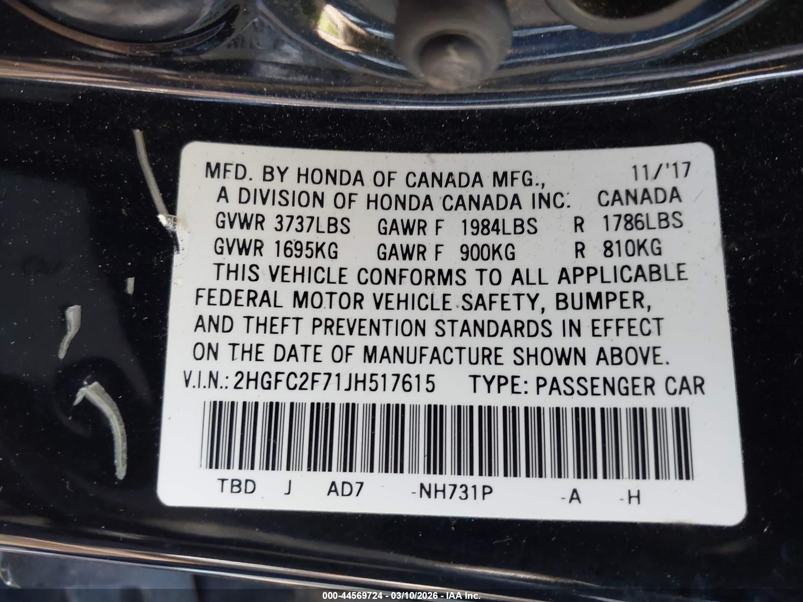 HONDA CIVIC image 9