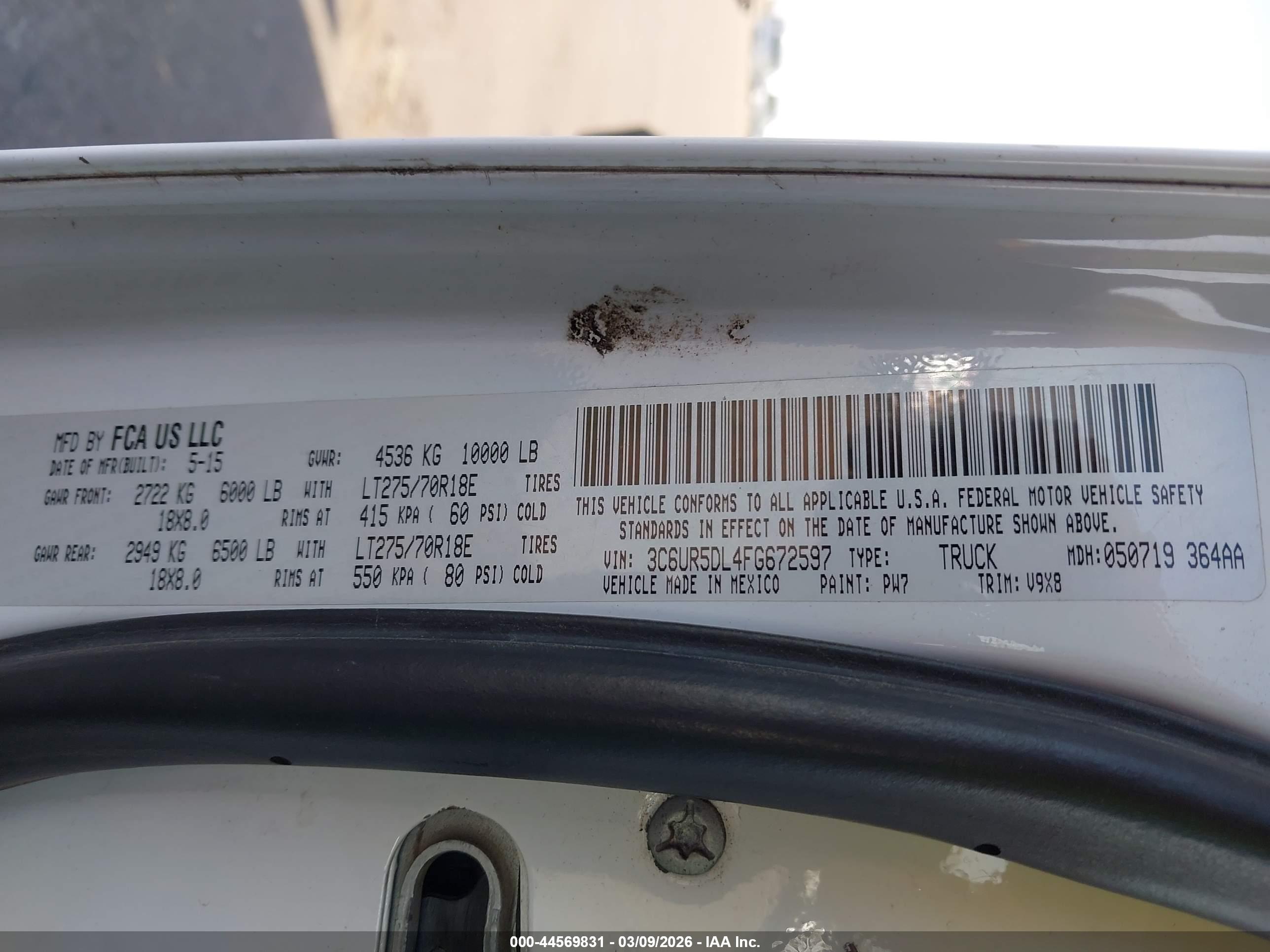 RAM 2500 image 9