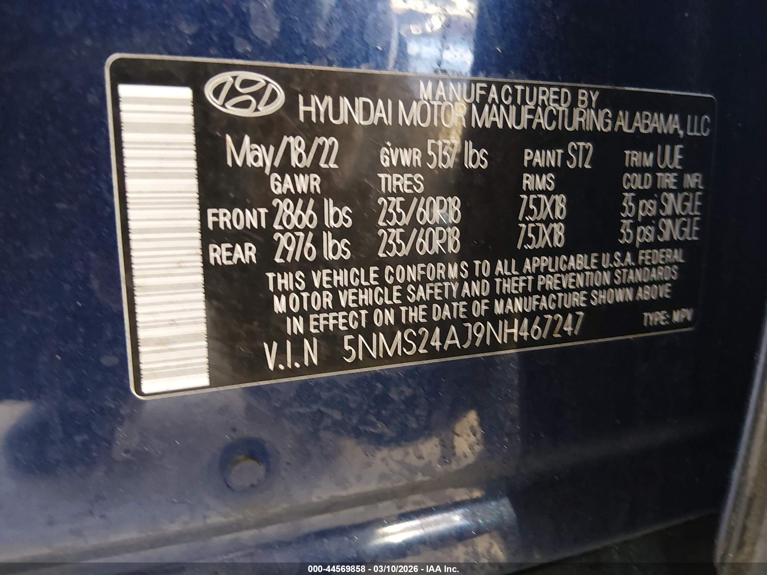 HYUNDAI SANTA image 9