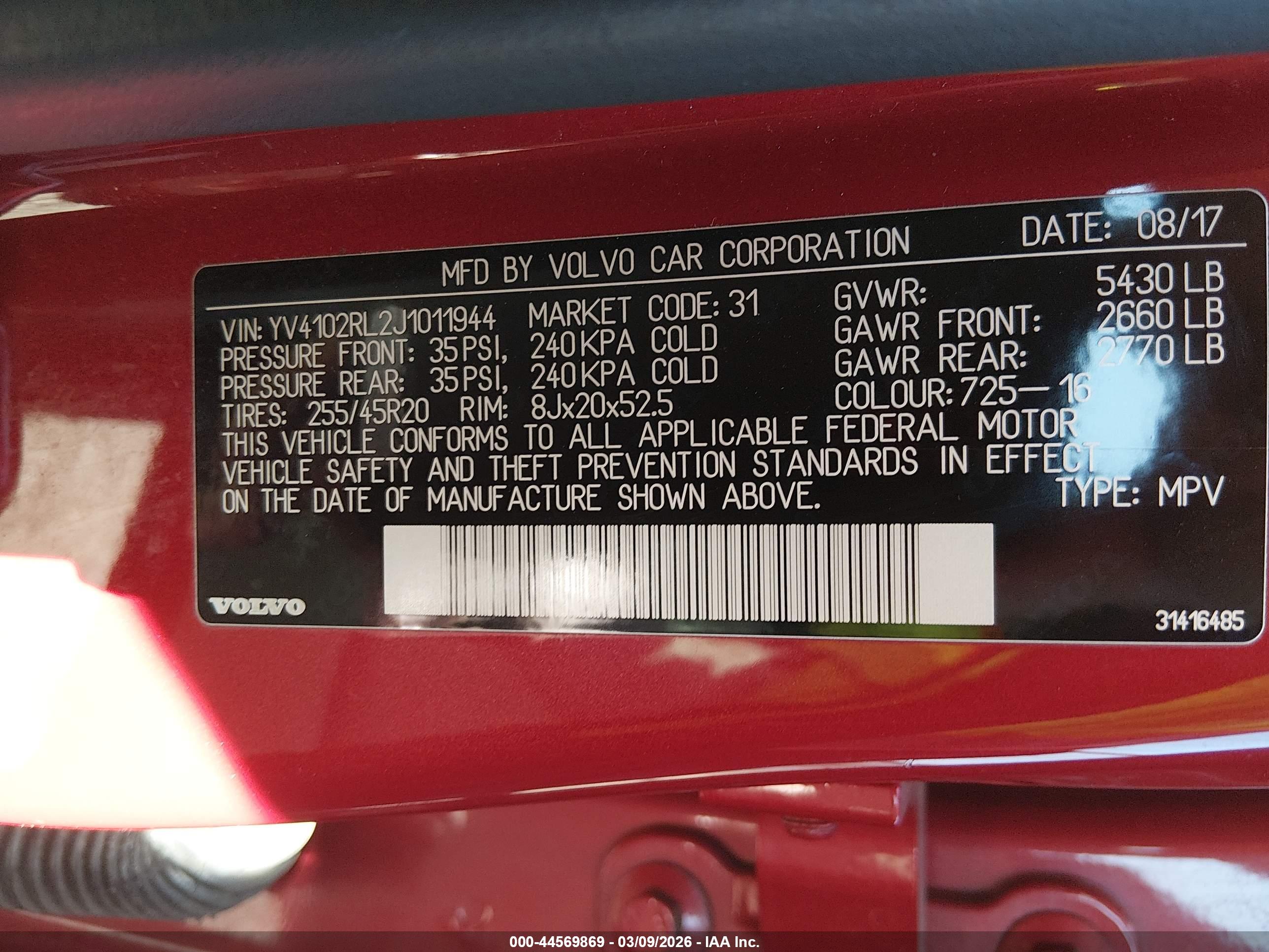 VOLVO XC60 image 9