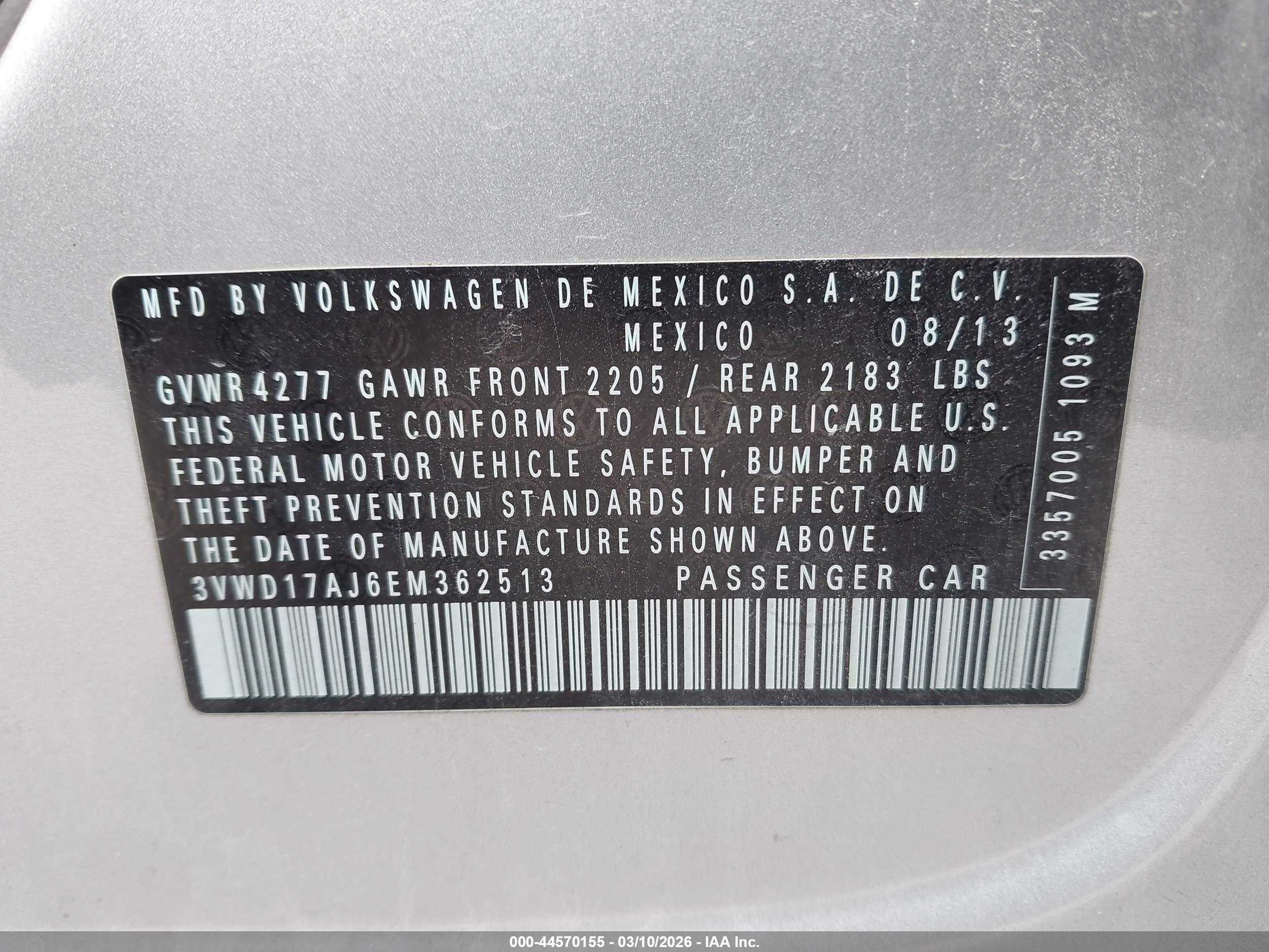 VOLKSWAGEN JETTA image 9