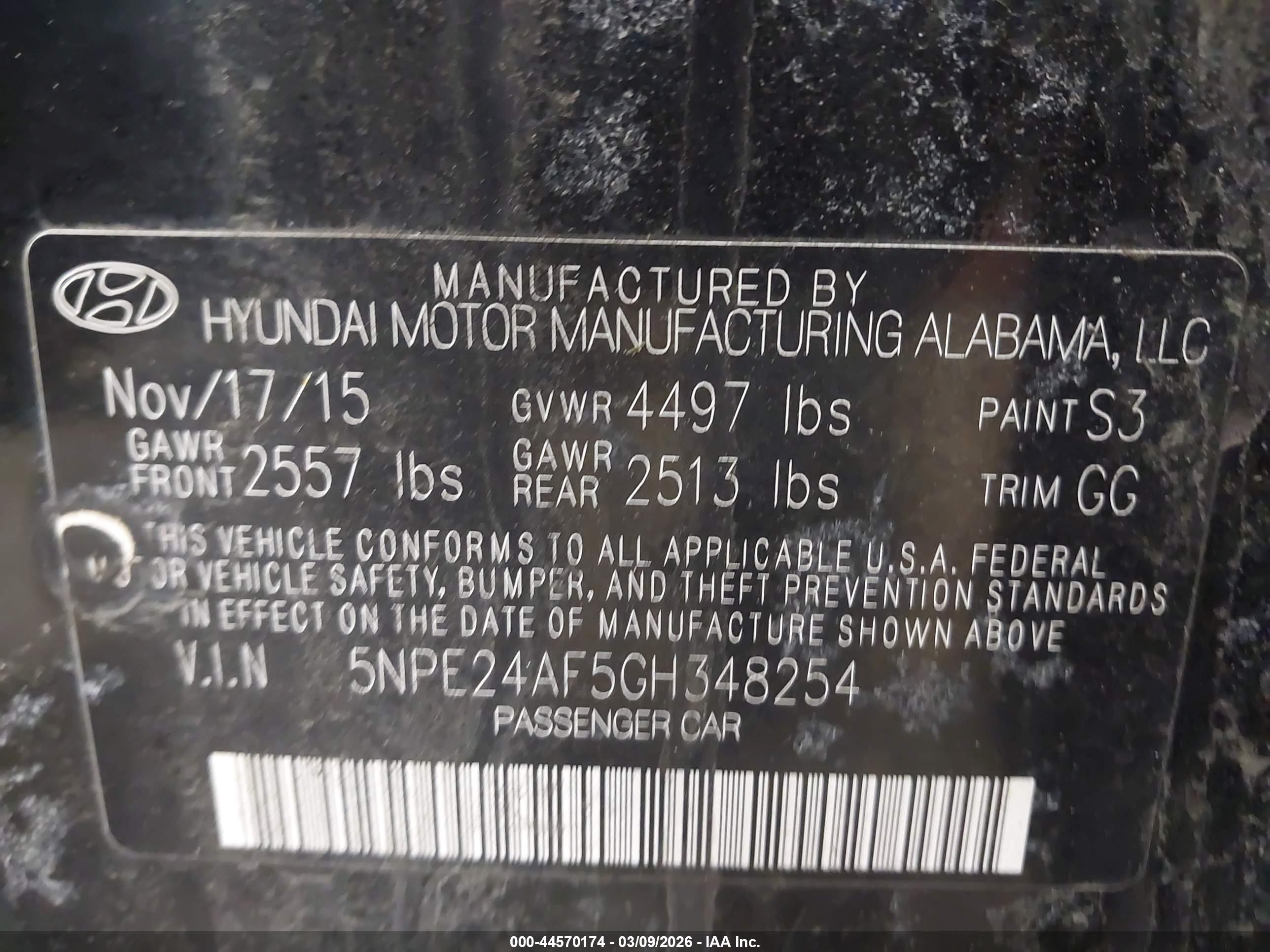 HYUNDAI SONATA image 9