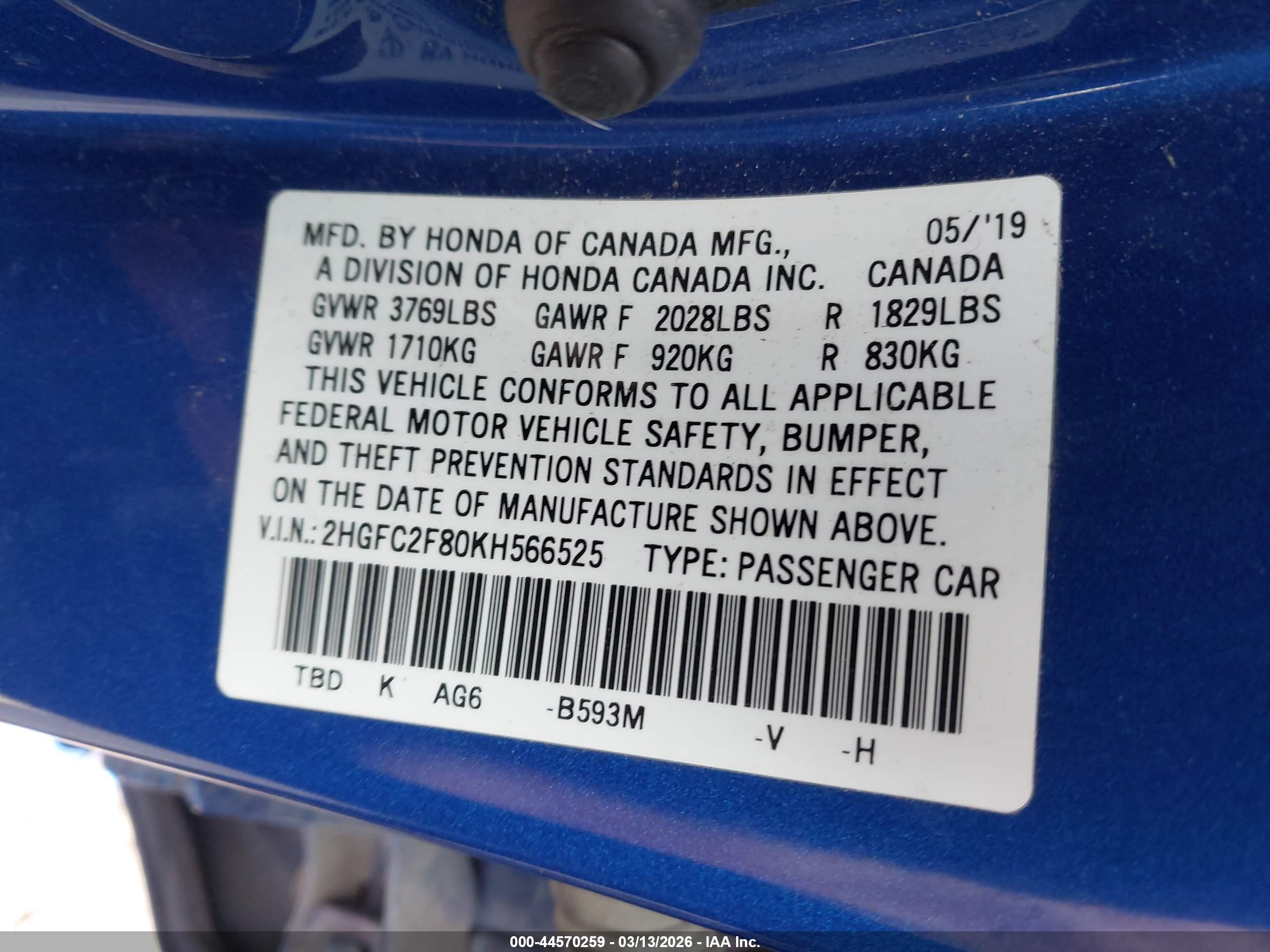 HONDA CIVIC image 9