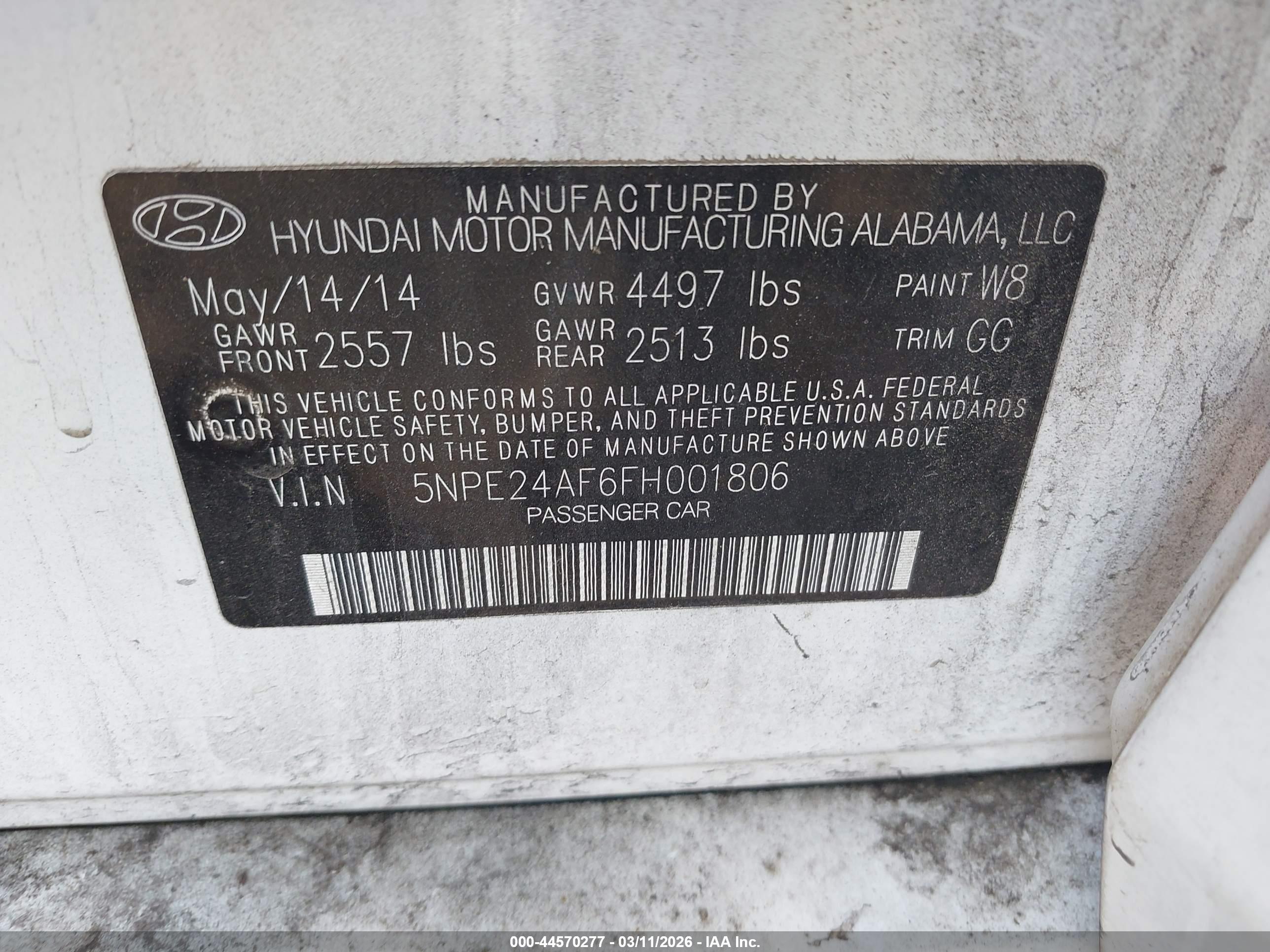 HYUNDAI SONATA image 9