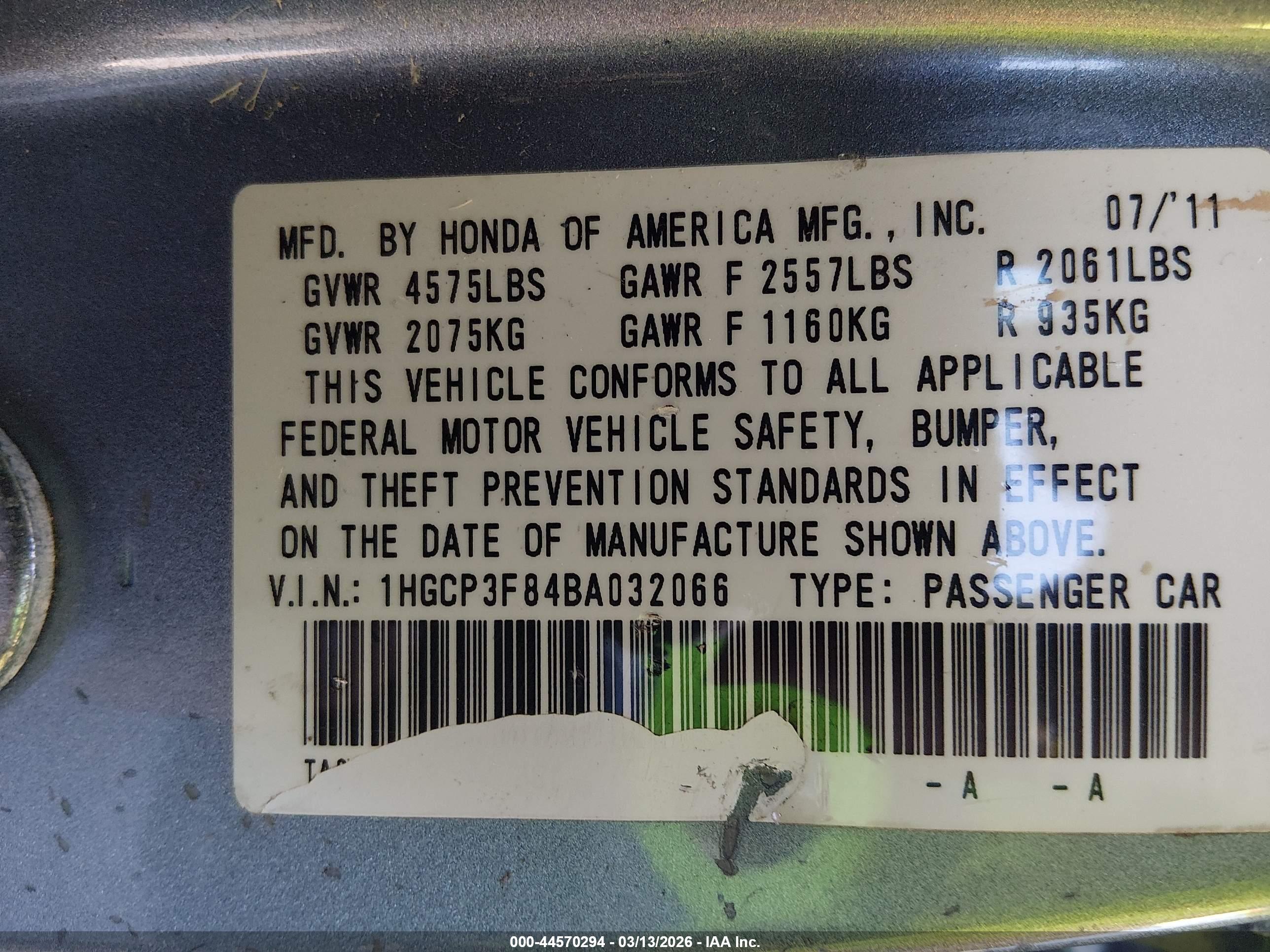HONDA ACCORD image 9