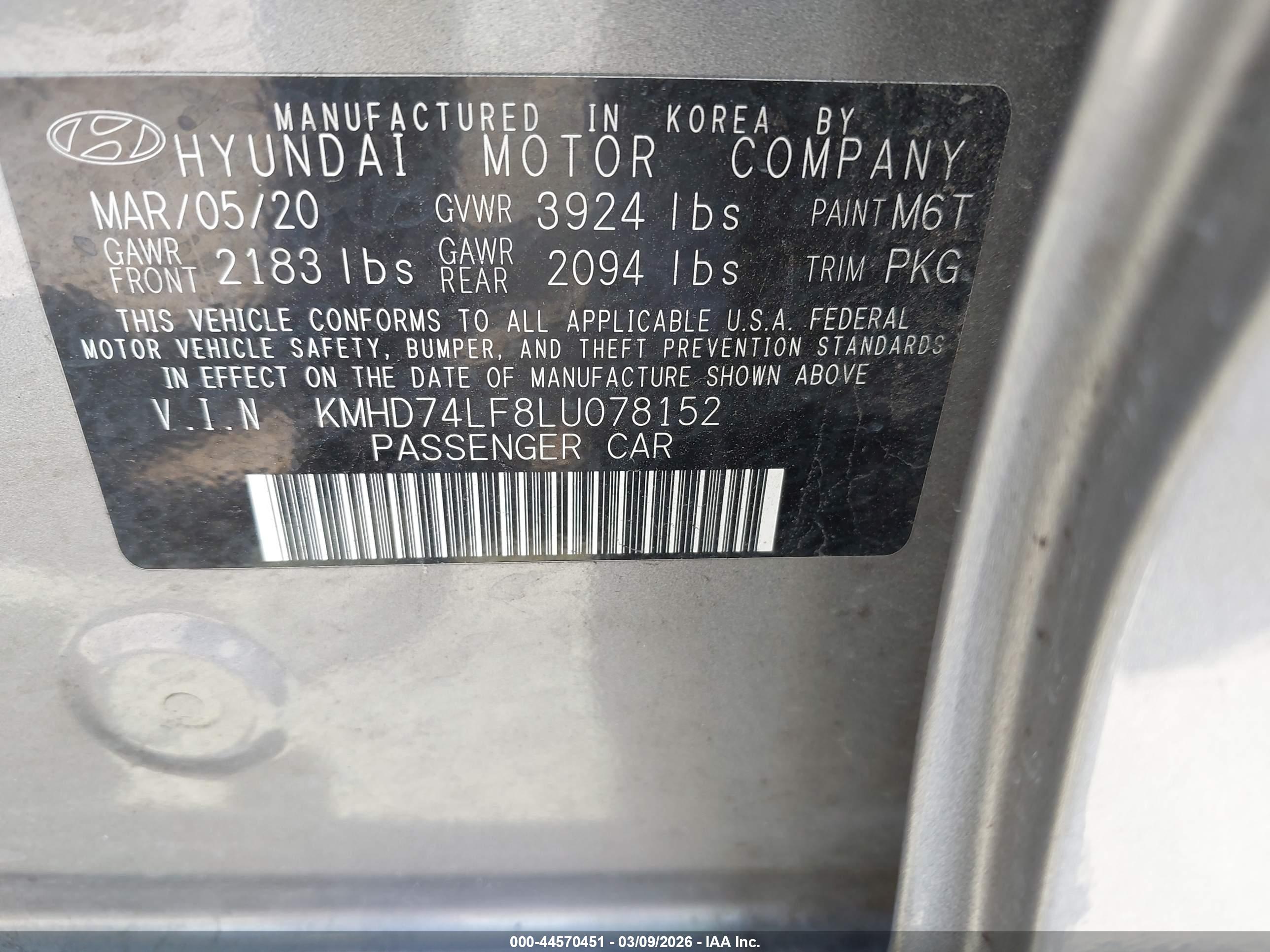 HYUNDAI ELANTRA image 9