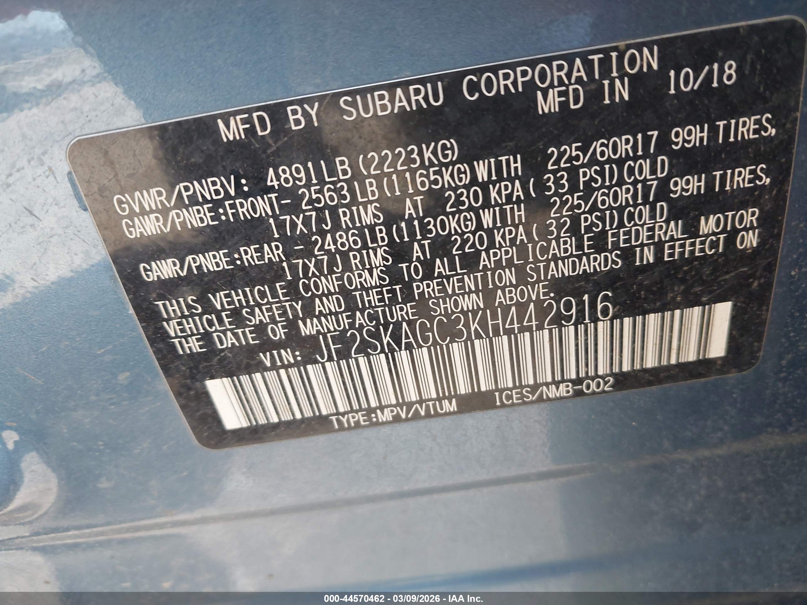 SUBARU FORESTER image 9