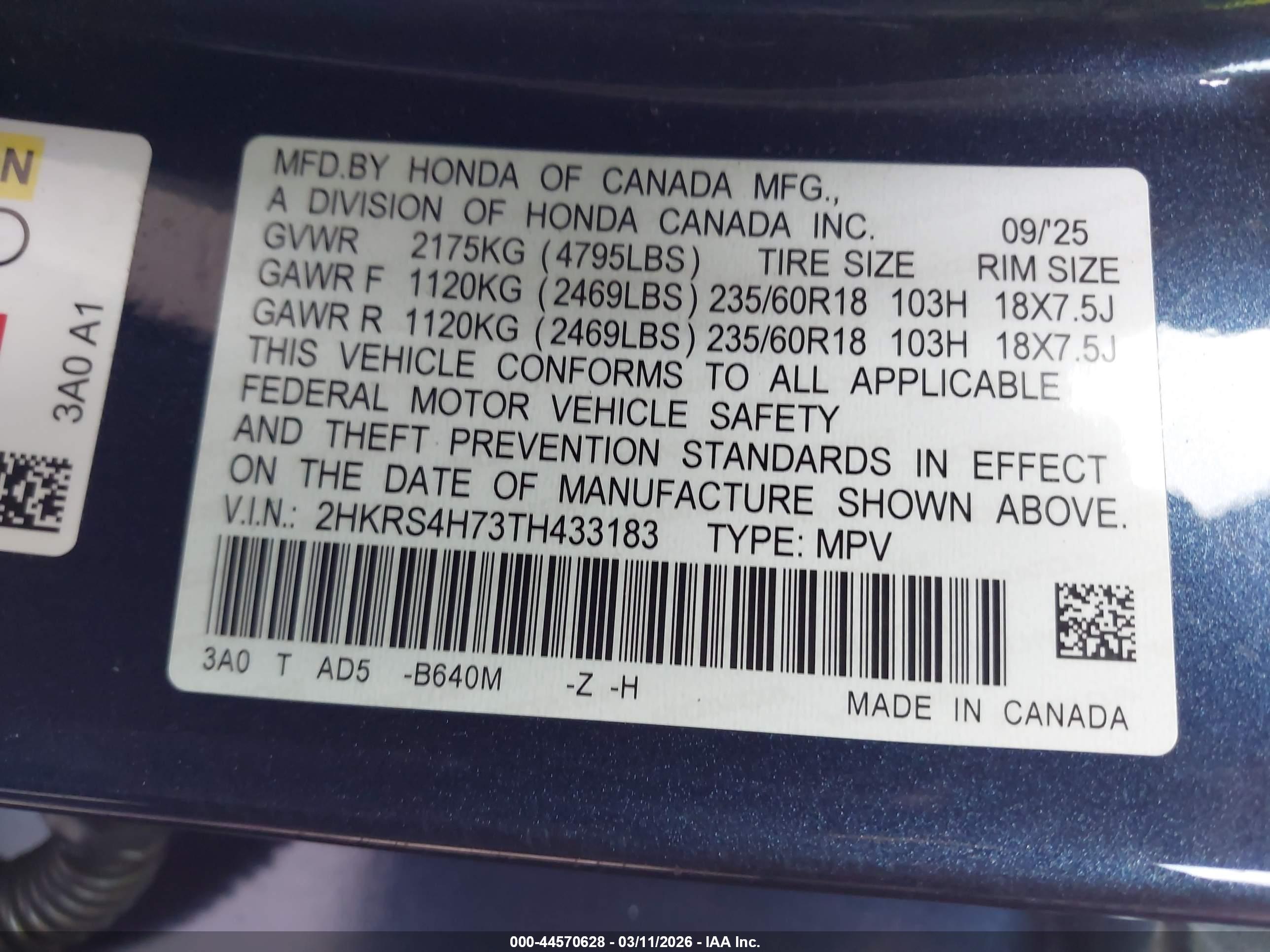 HONDA CR-V image 9