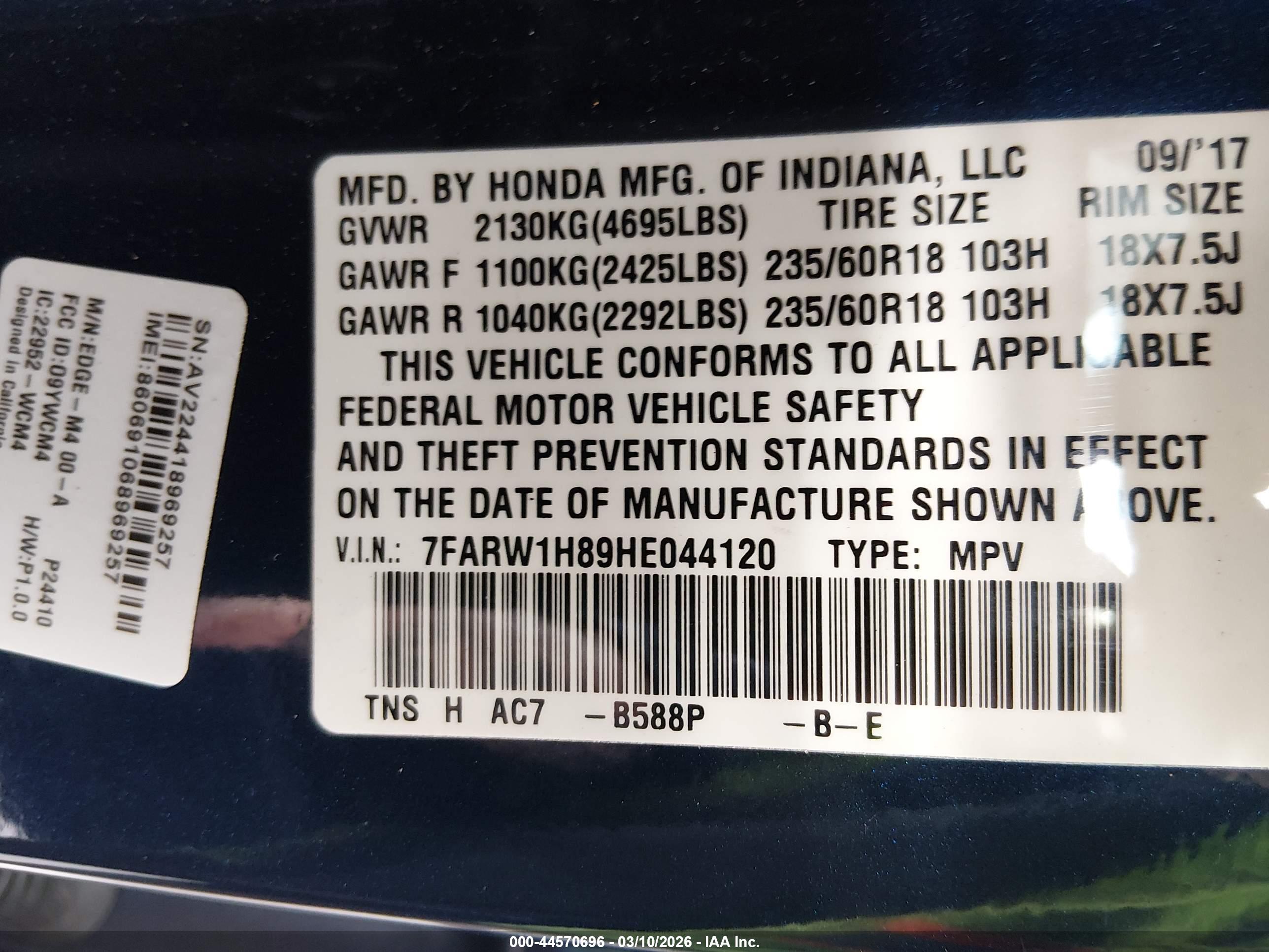 HONDA CR-V image 9