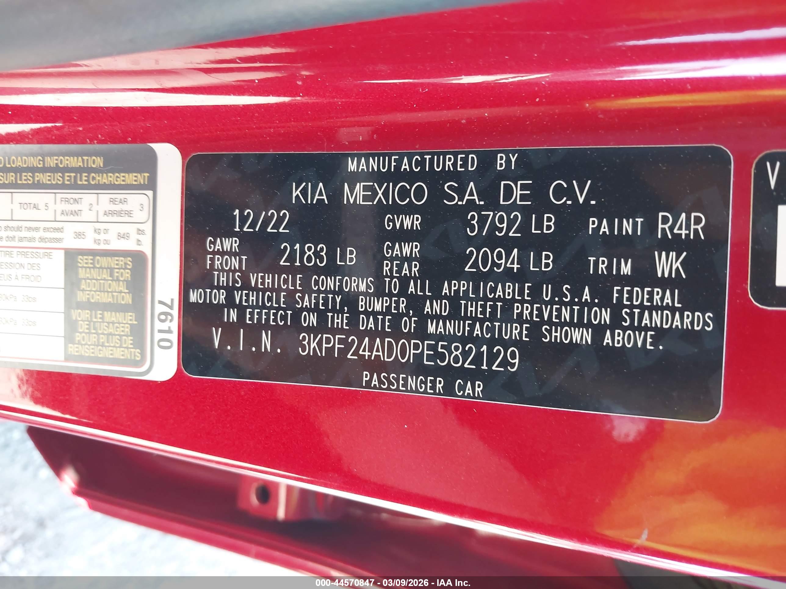 KIA FORTE image 9
