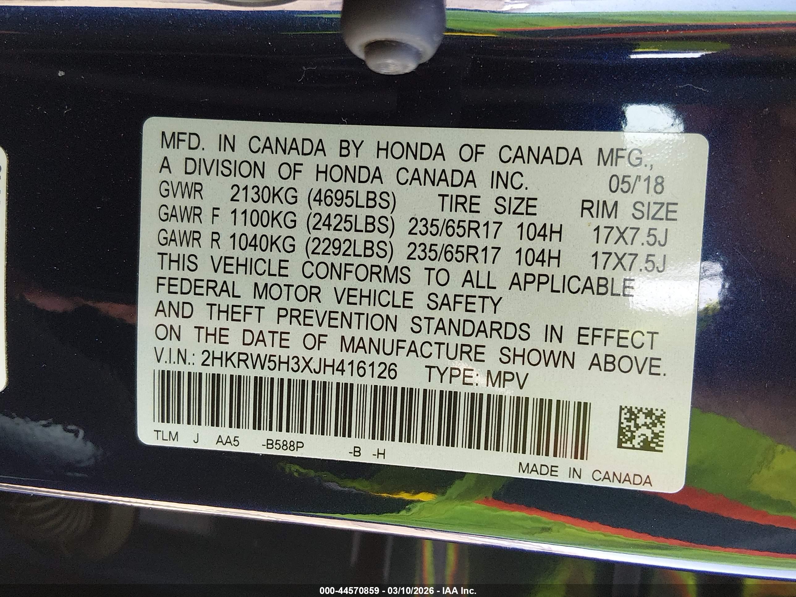 HONDA CR-V image 9