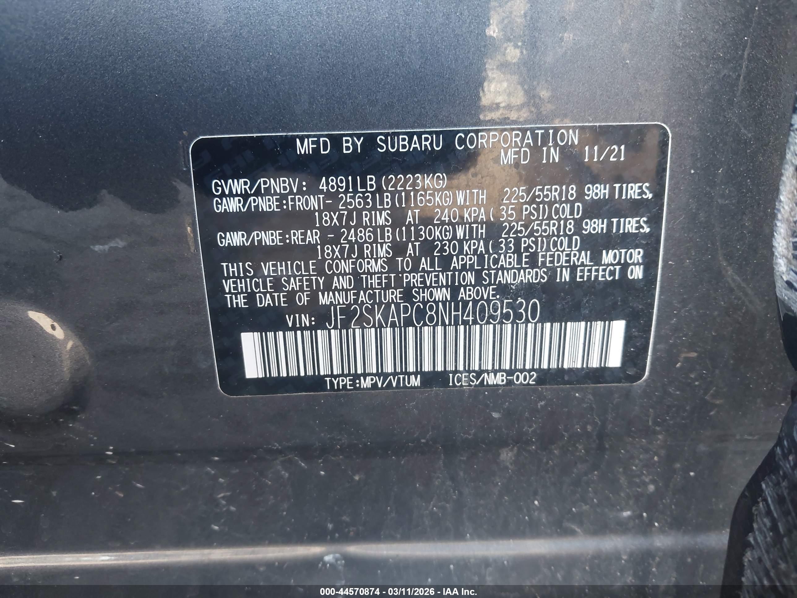 SUBARU FORESTER image 9