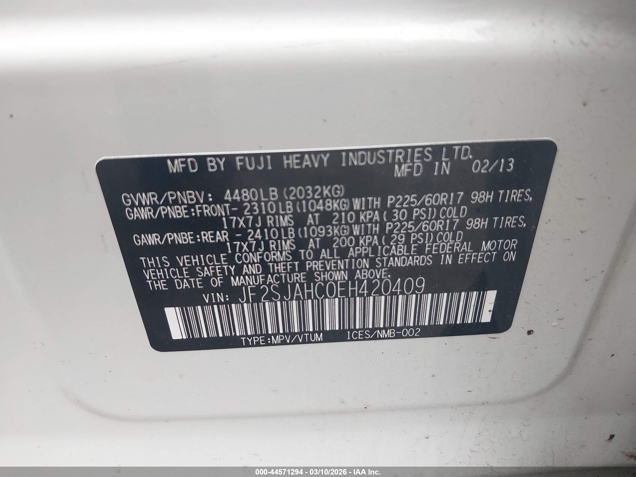 SUBARU FORESTER image 9