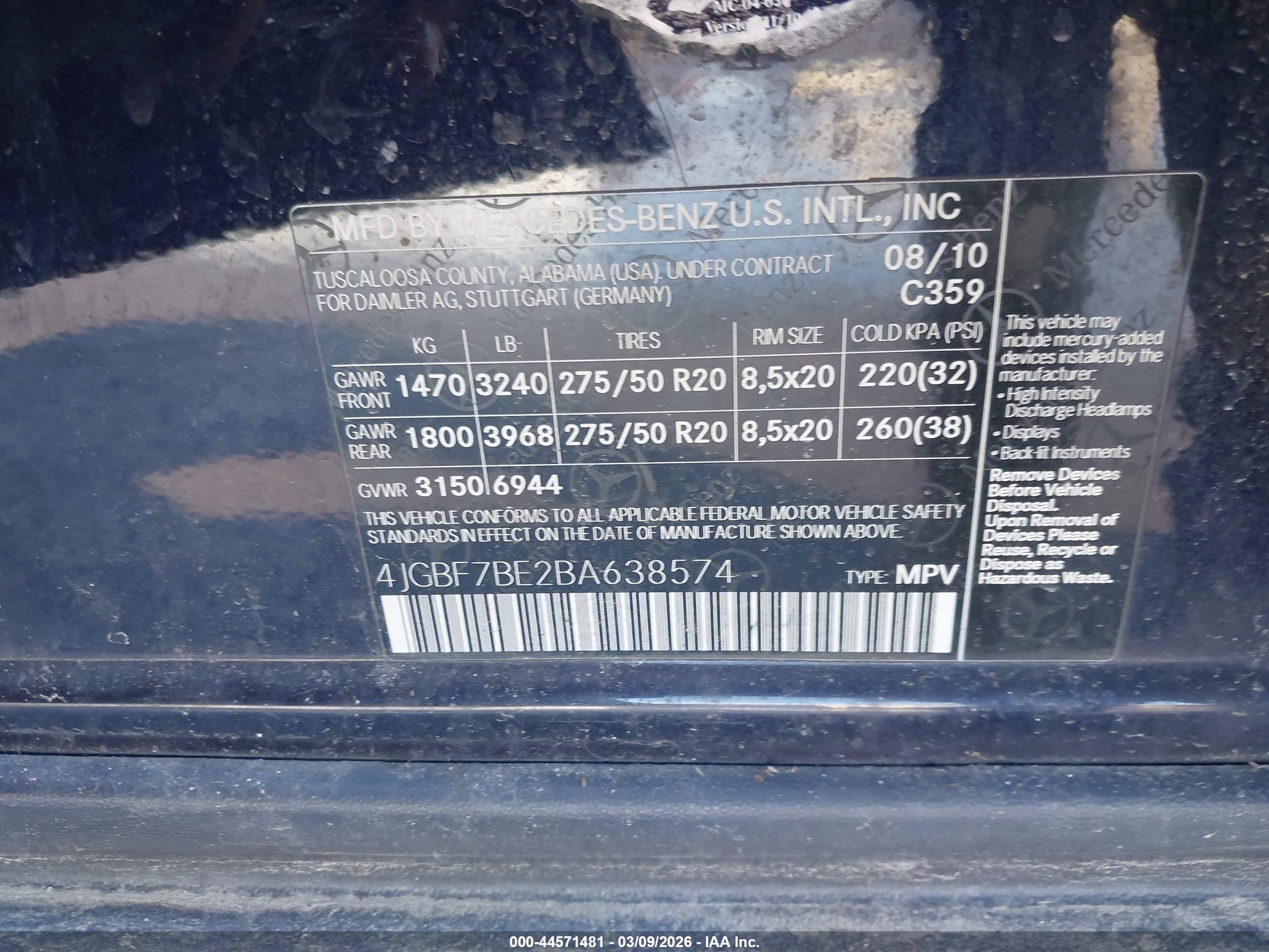 MERCEDES-BENZ GL-CLASS image 9