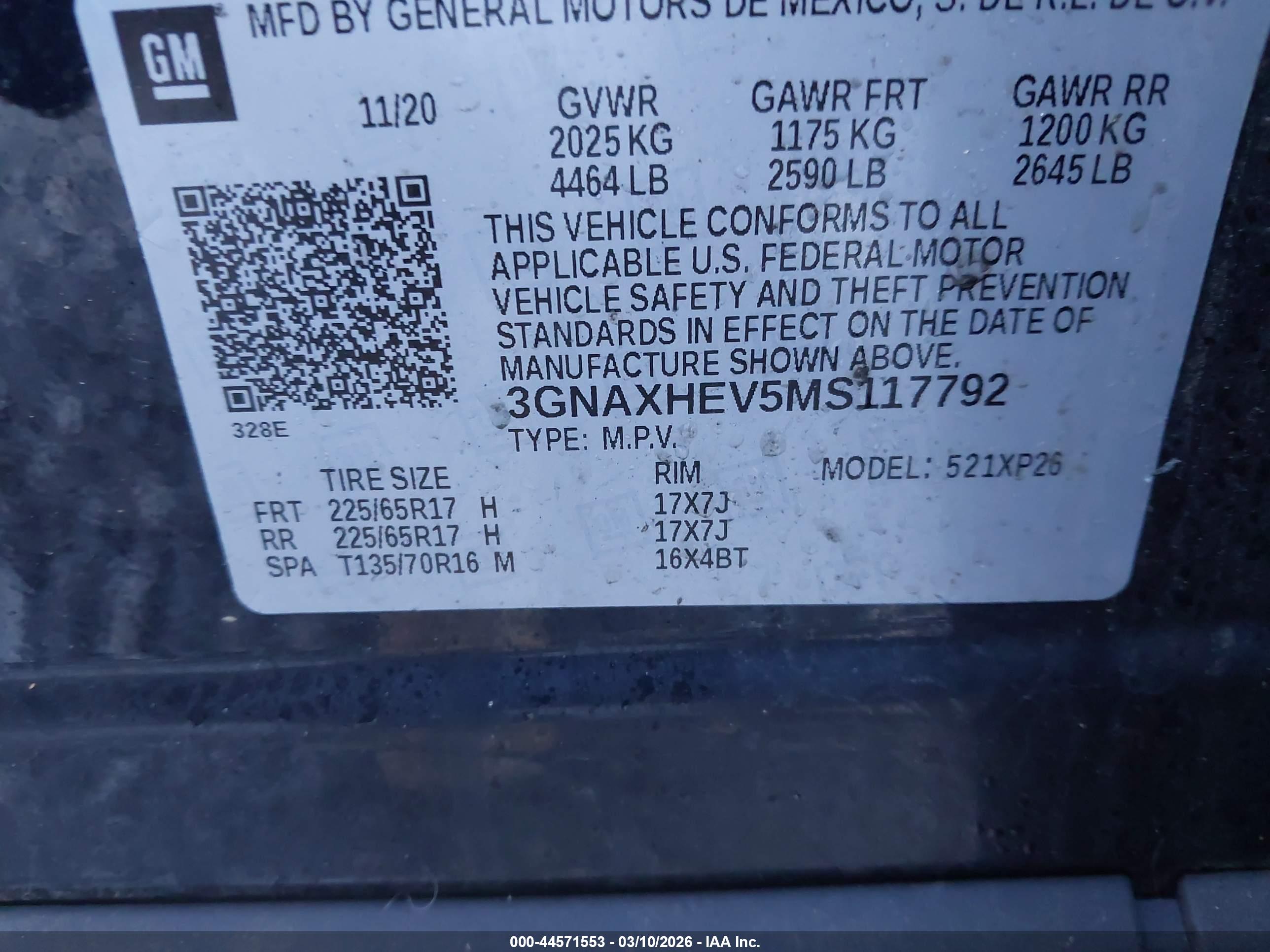 CHEVROLET EQUINOX image 9