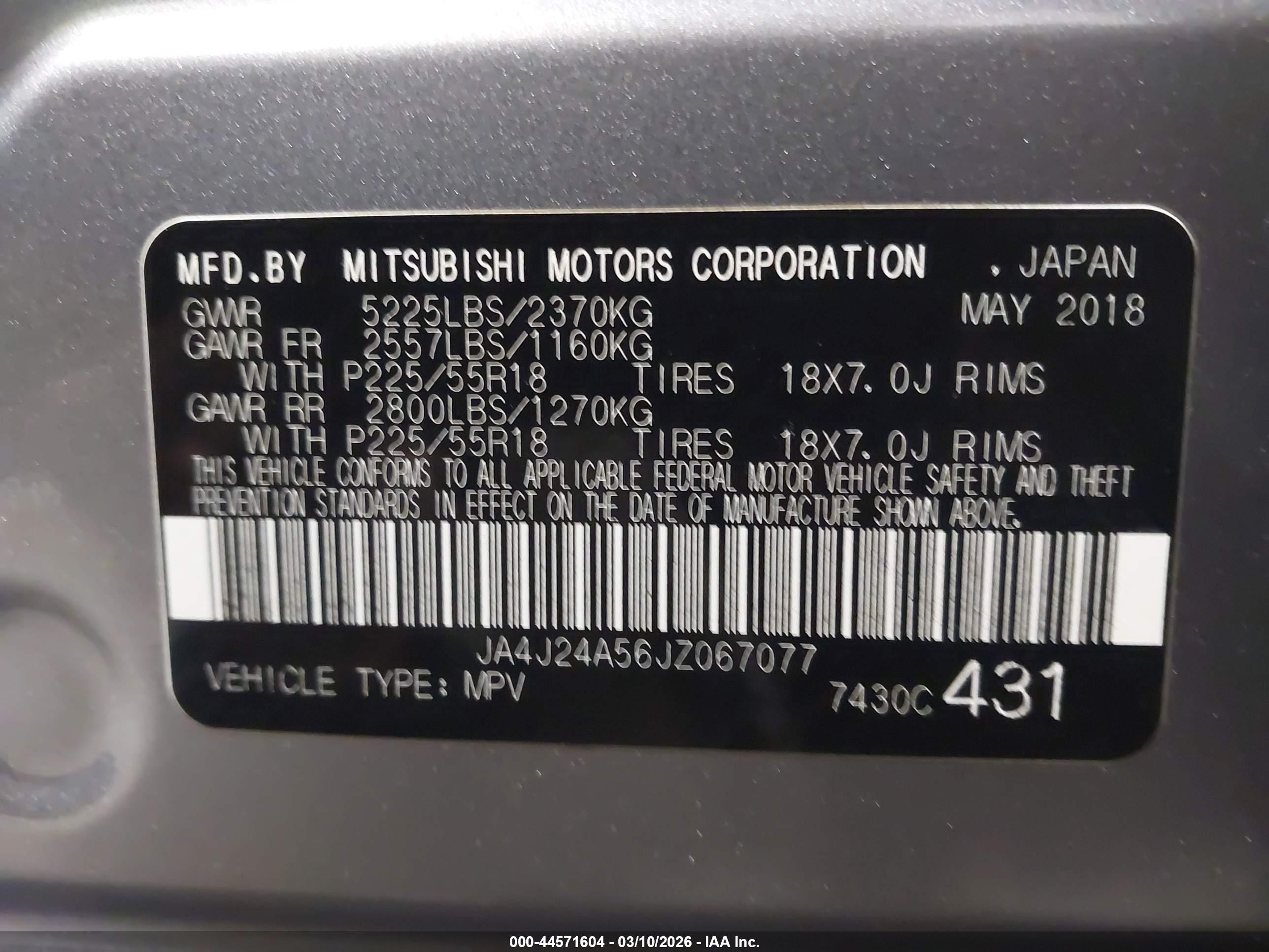 MITSUBISHI OUTLANDER image 9