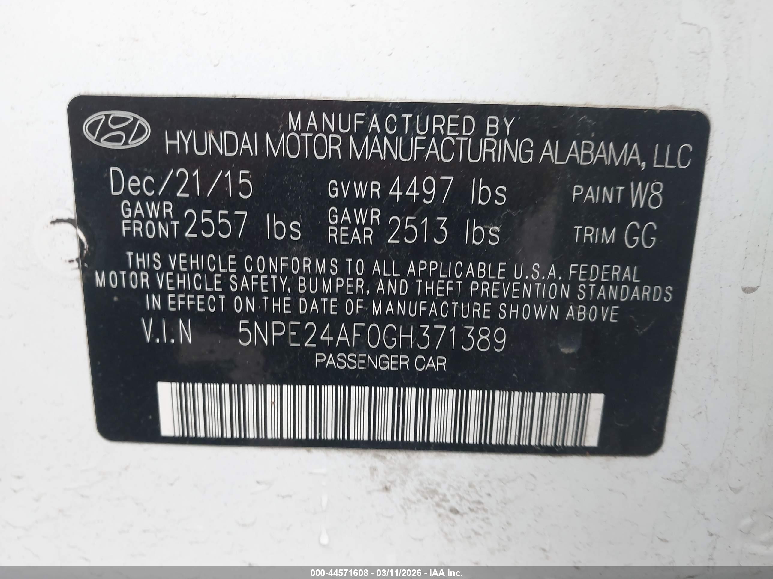 HYUNDAI SONATA image 9