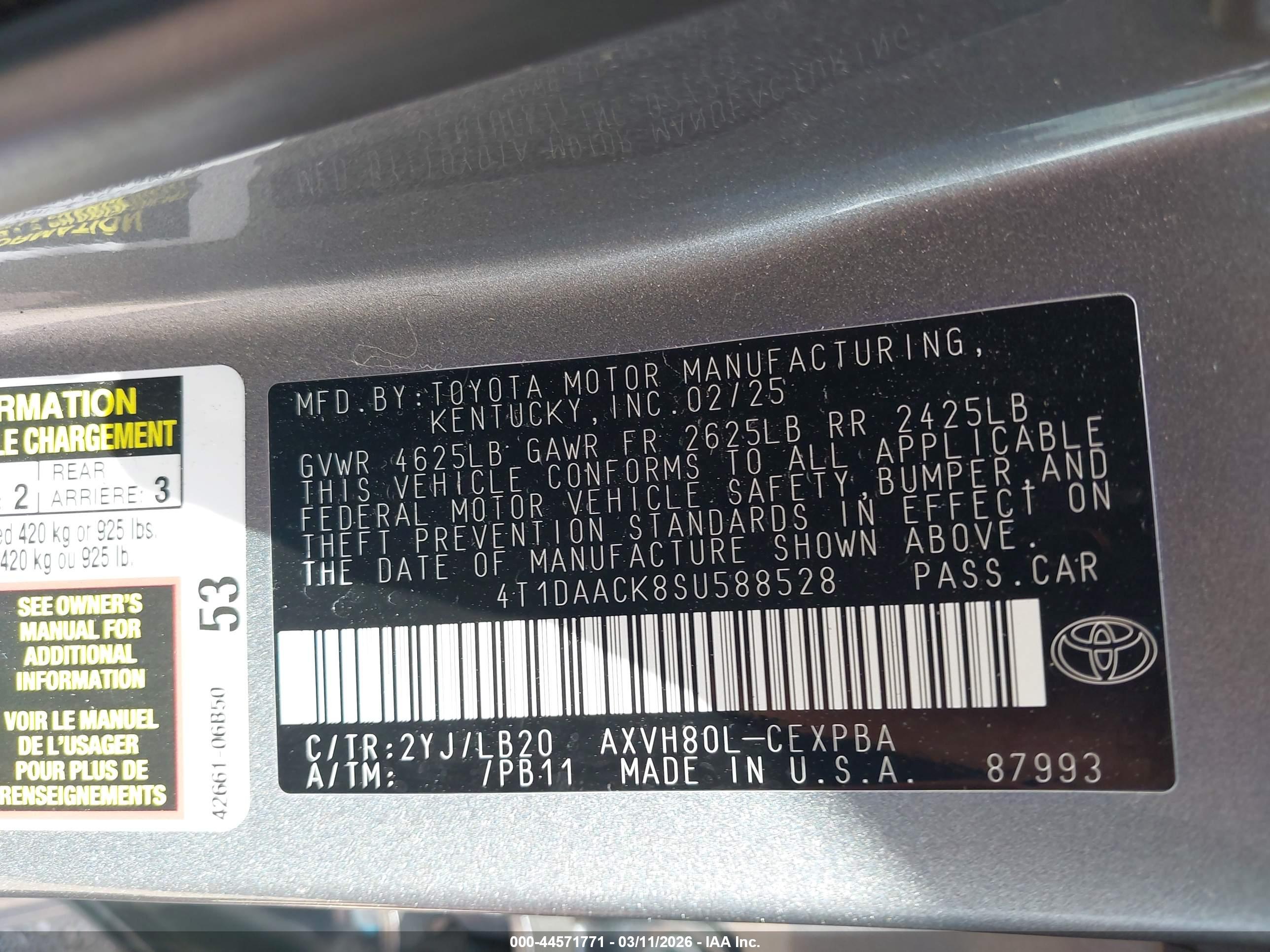 TOYOTA CAMRY image 9