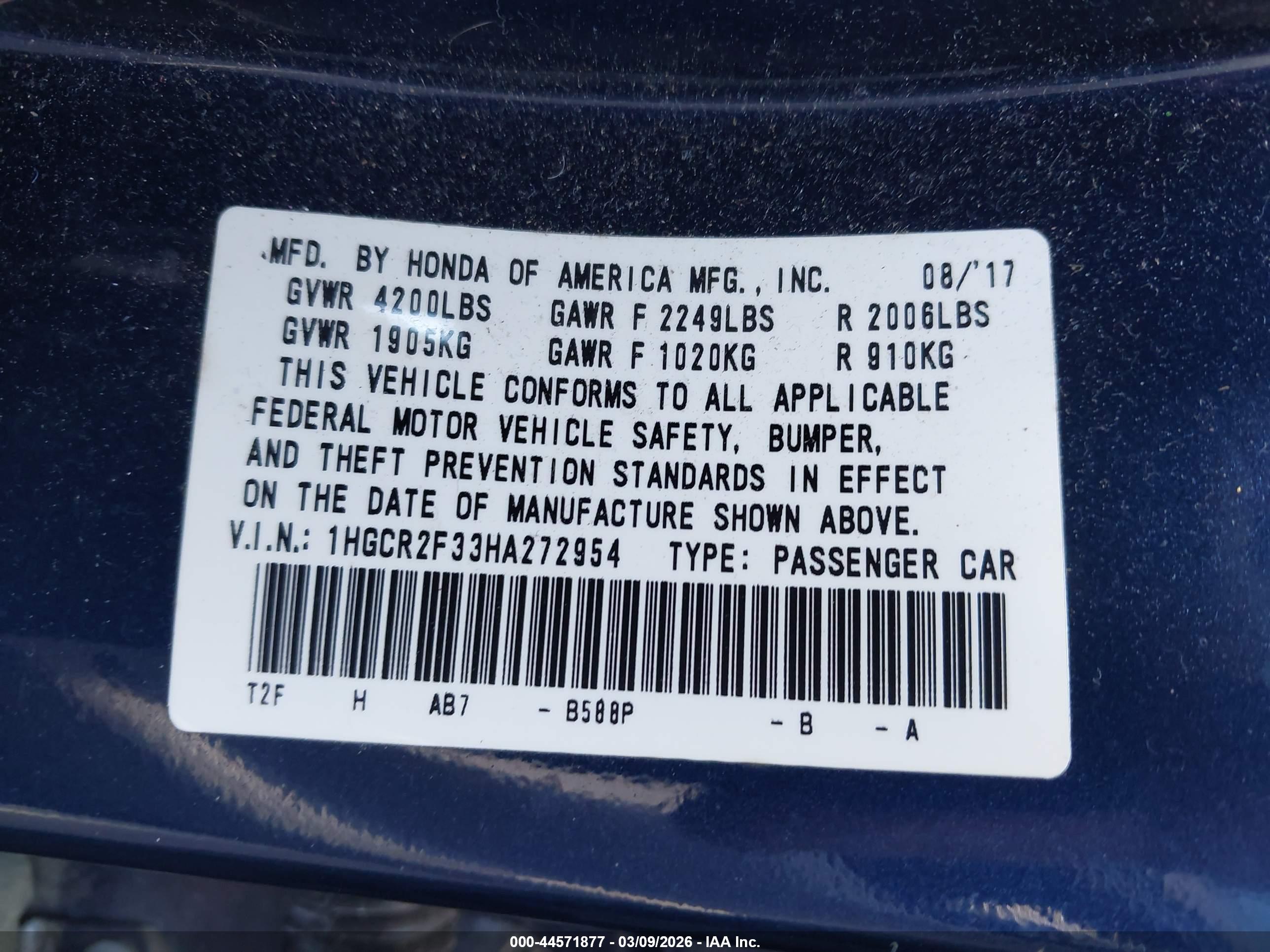 HONDA ACCORD image 9
