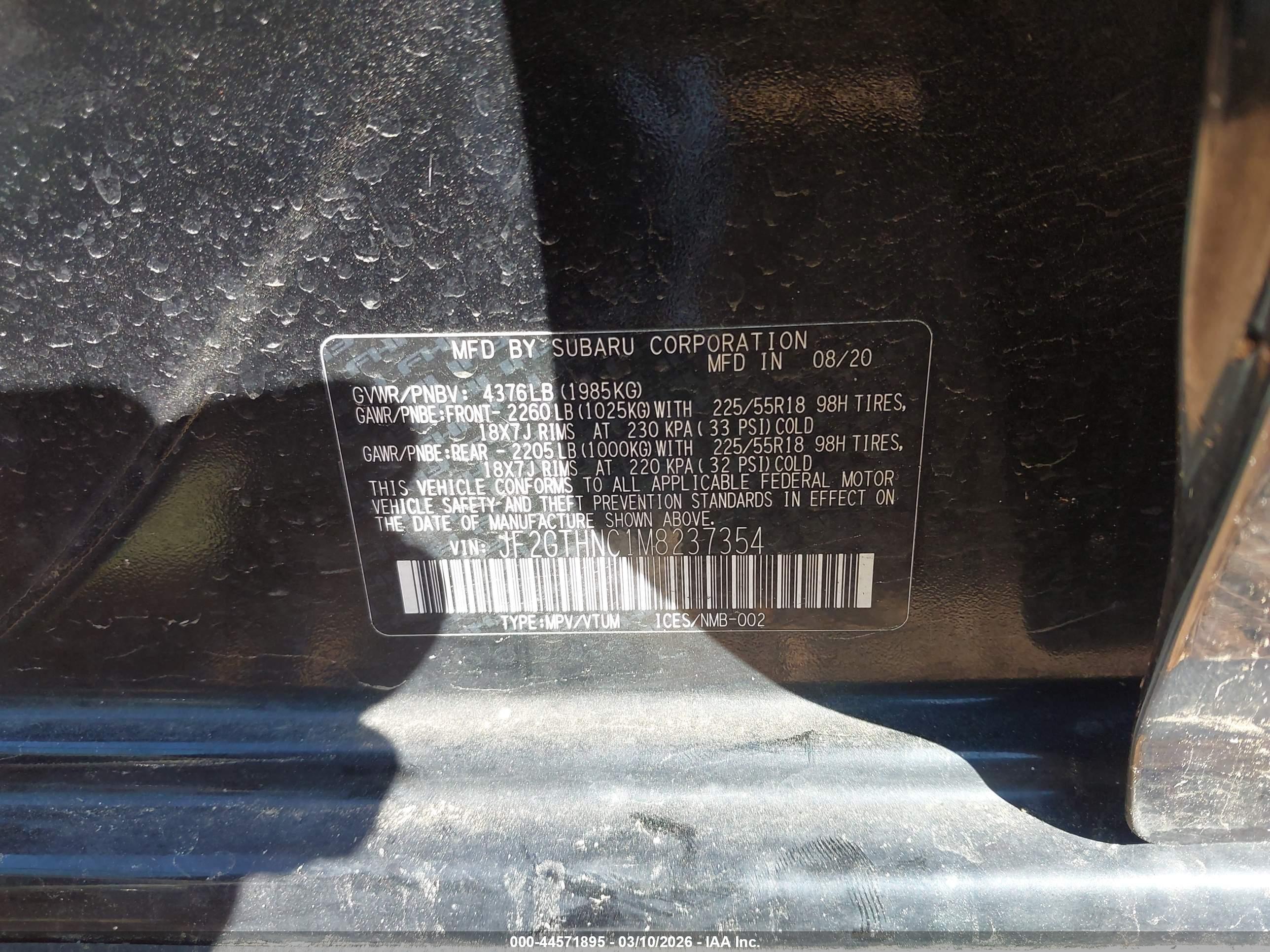 SUBARU CROSSTREK image 9