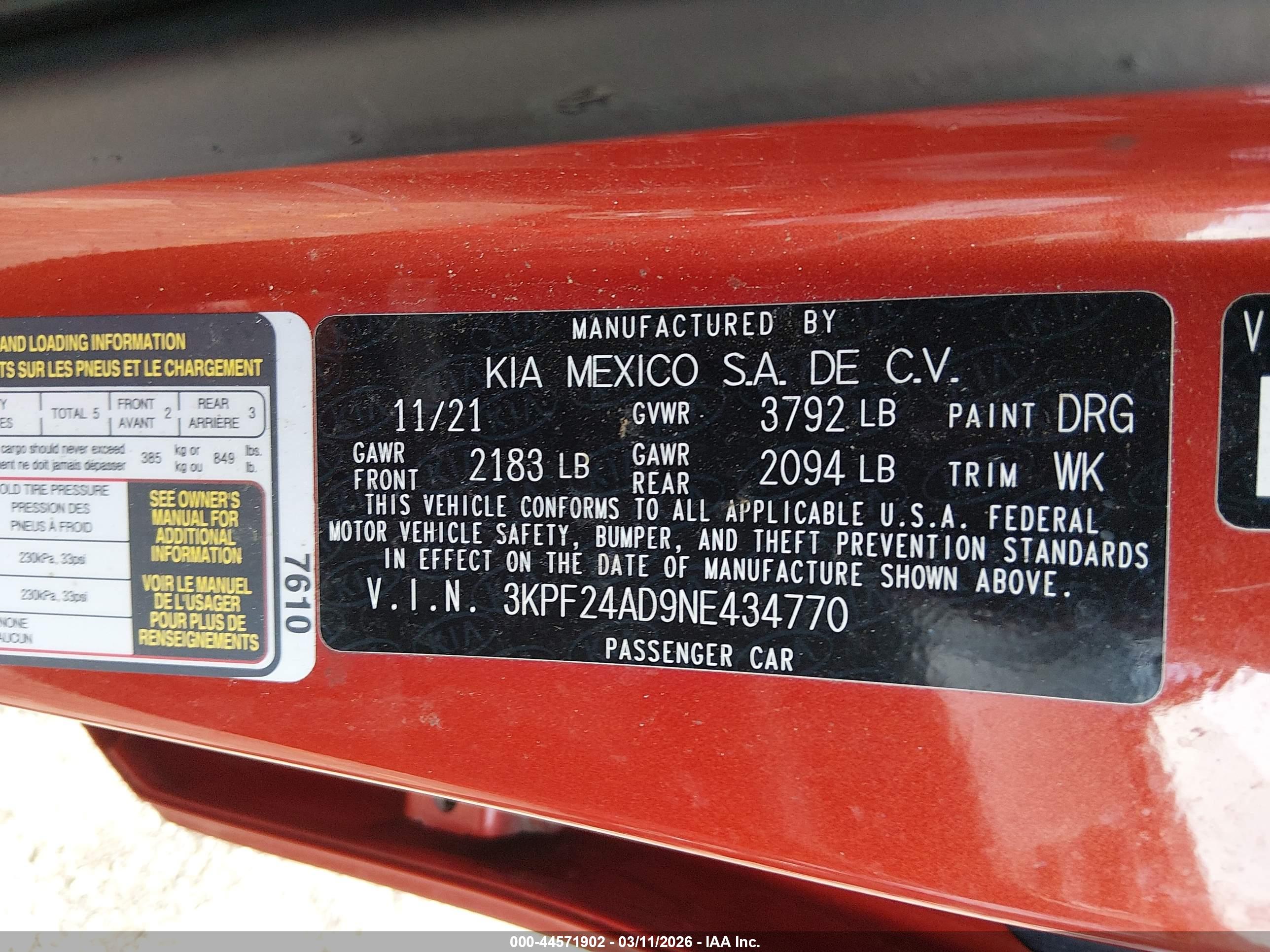 KIA FORTE image 9