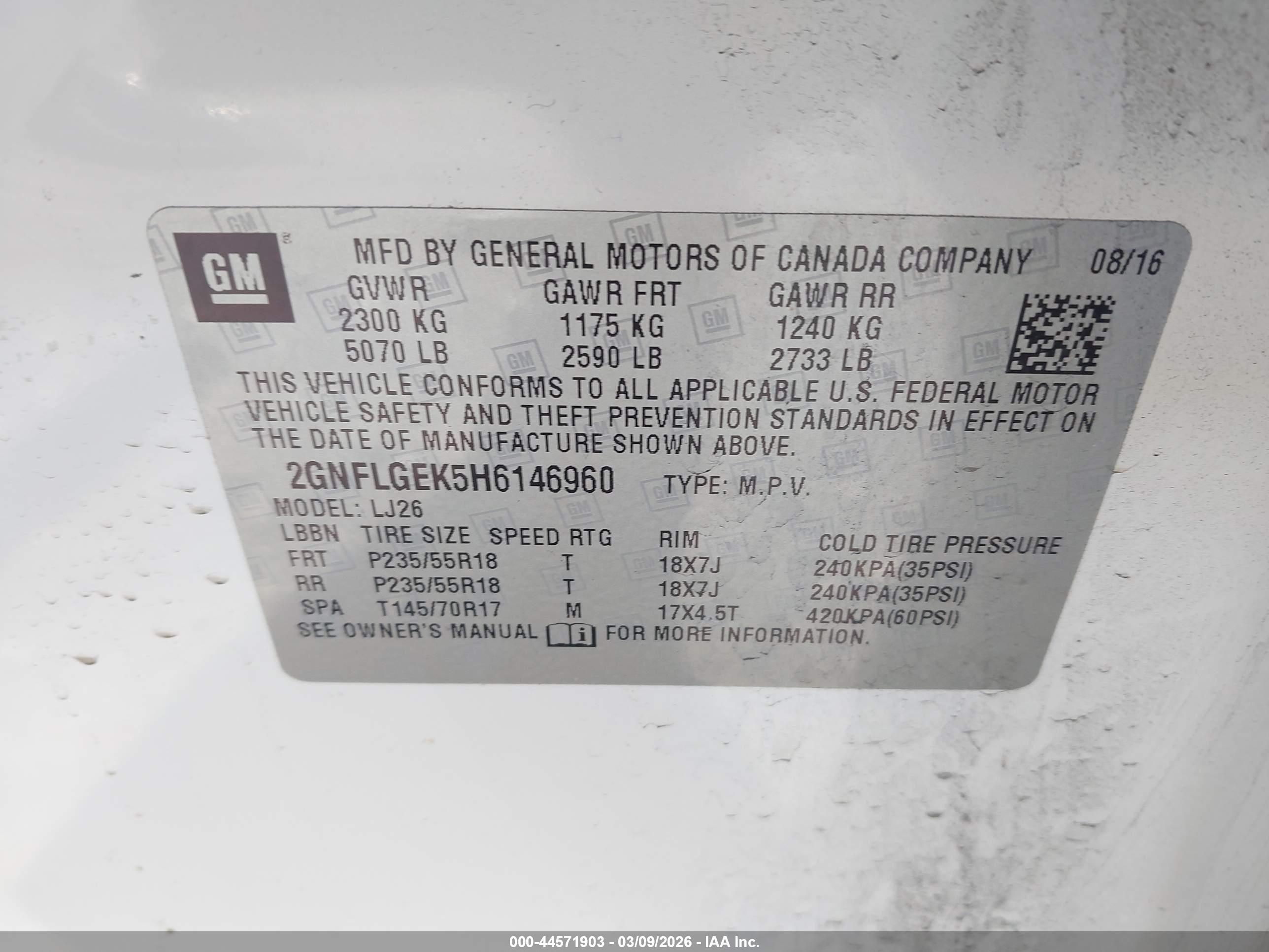 CHEVROLET EQUINOX image 9
