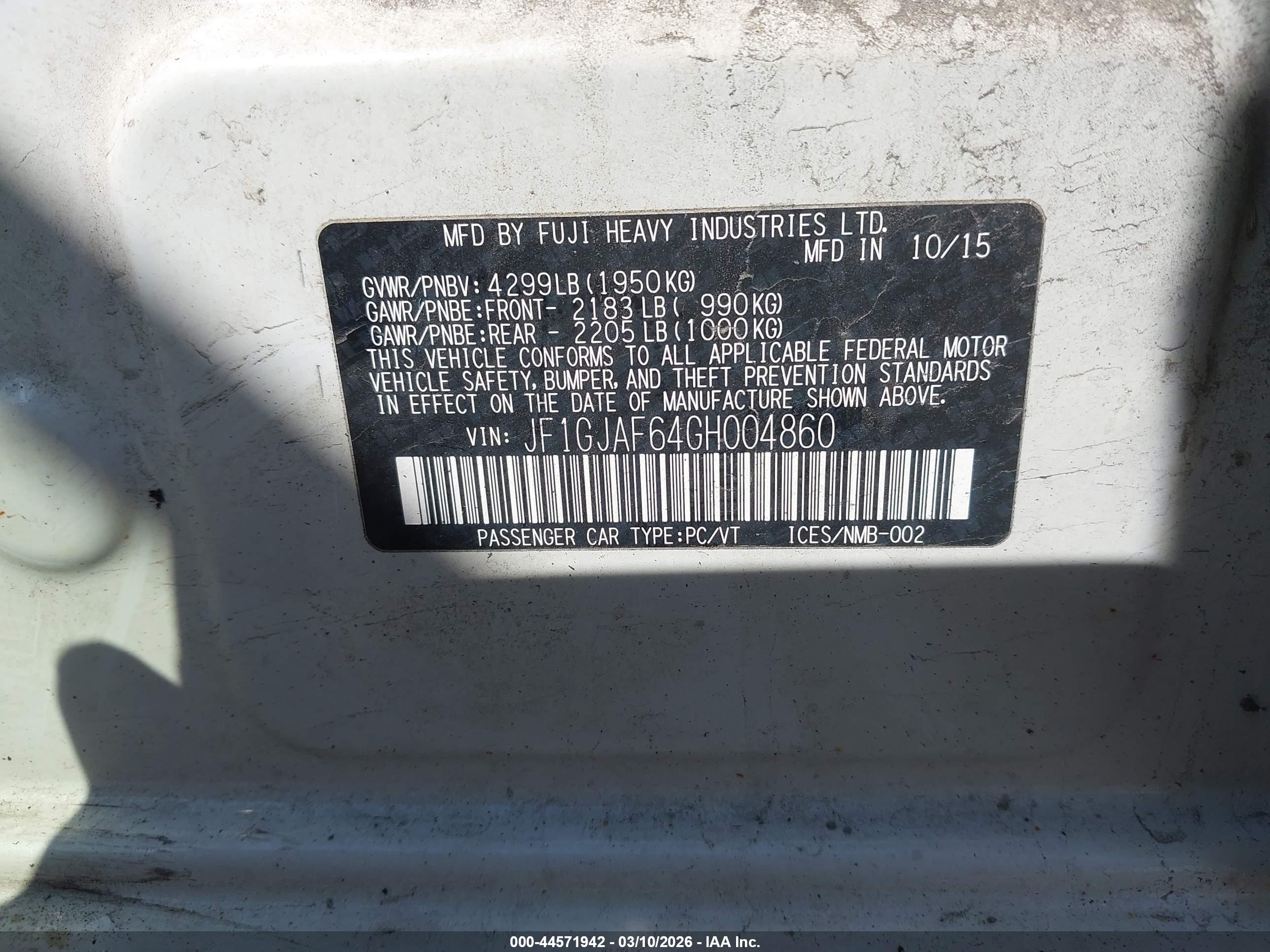 SUBARU IMPREZA image 9