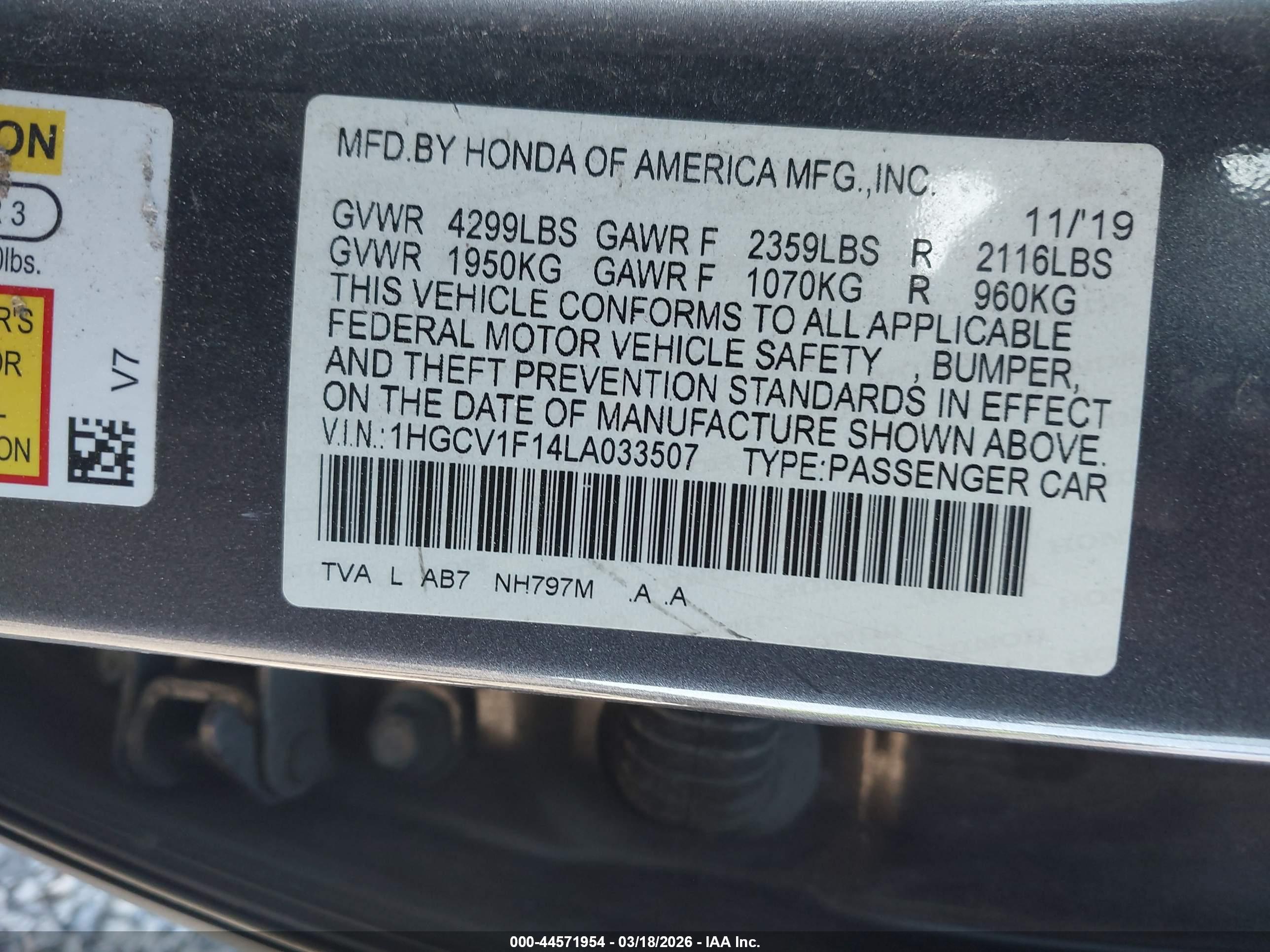 HONDA ACCORD image 9
