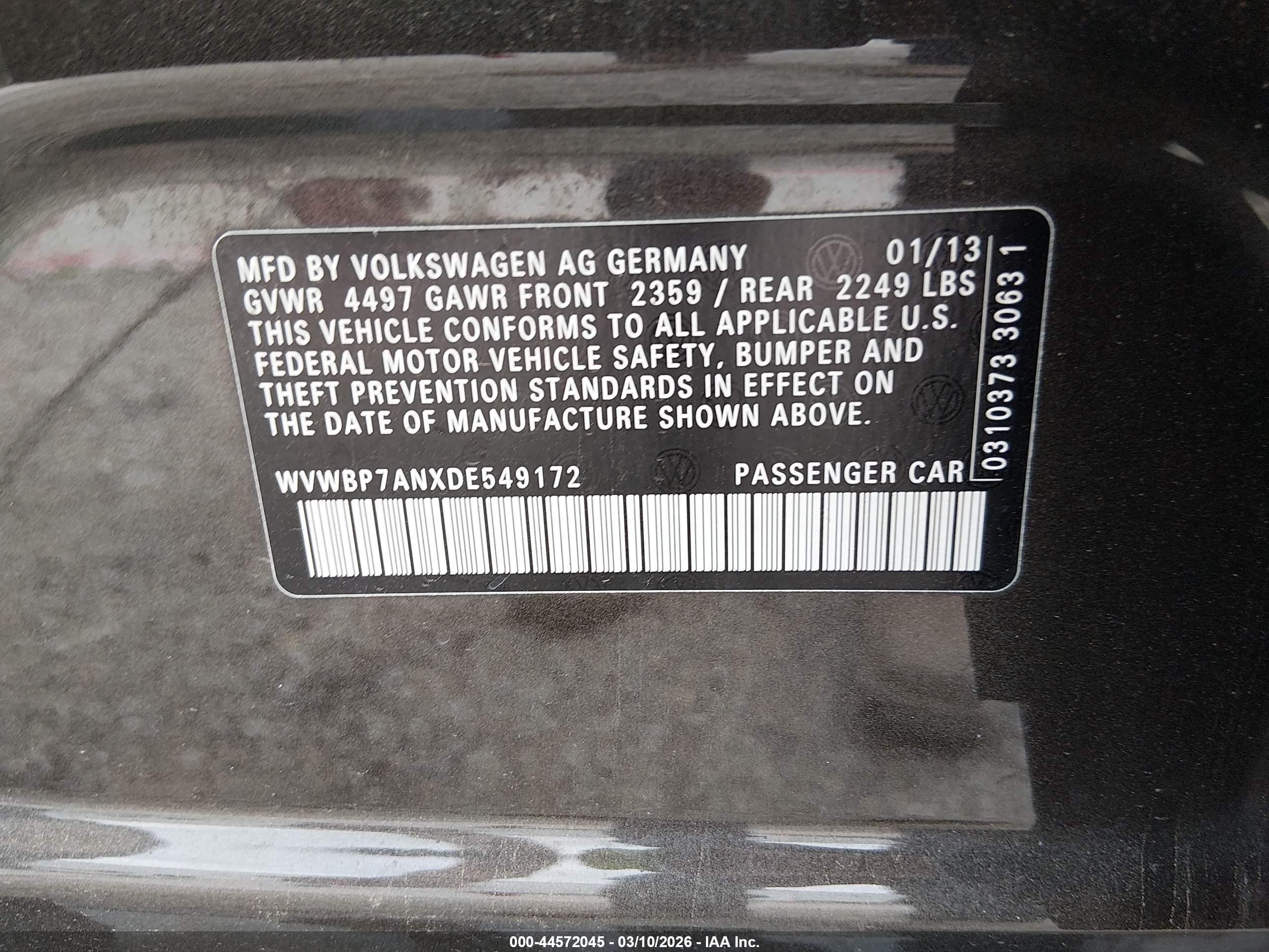 VOLKSWAGEN CC image 9