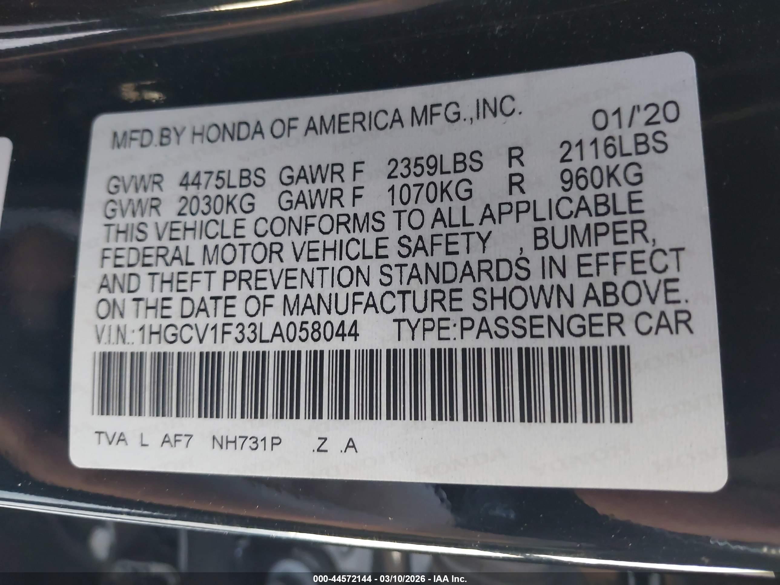 HONDA ACCORD image 9