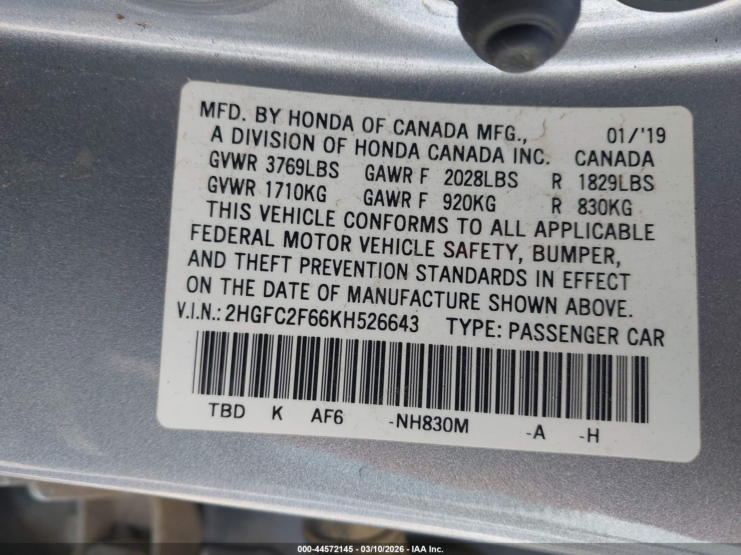 HONDA CIVIC image 9