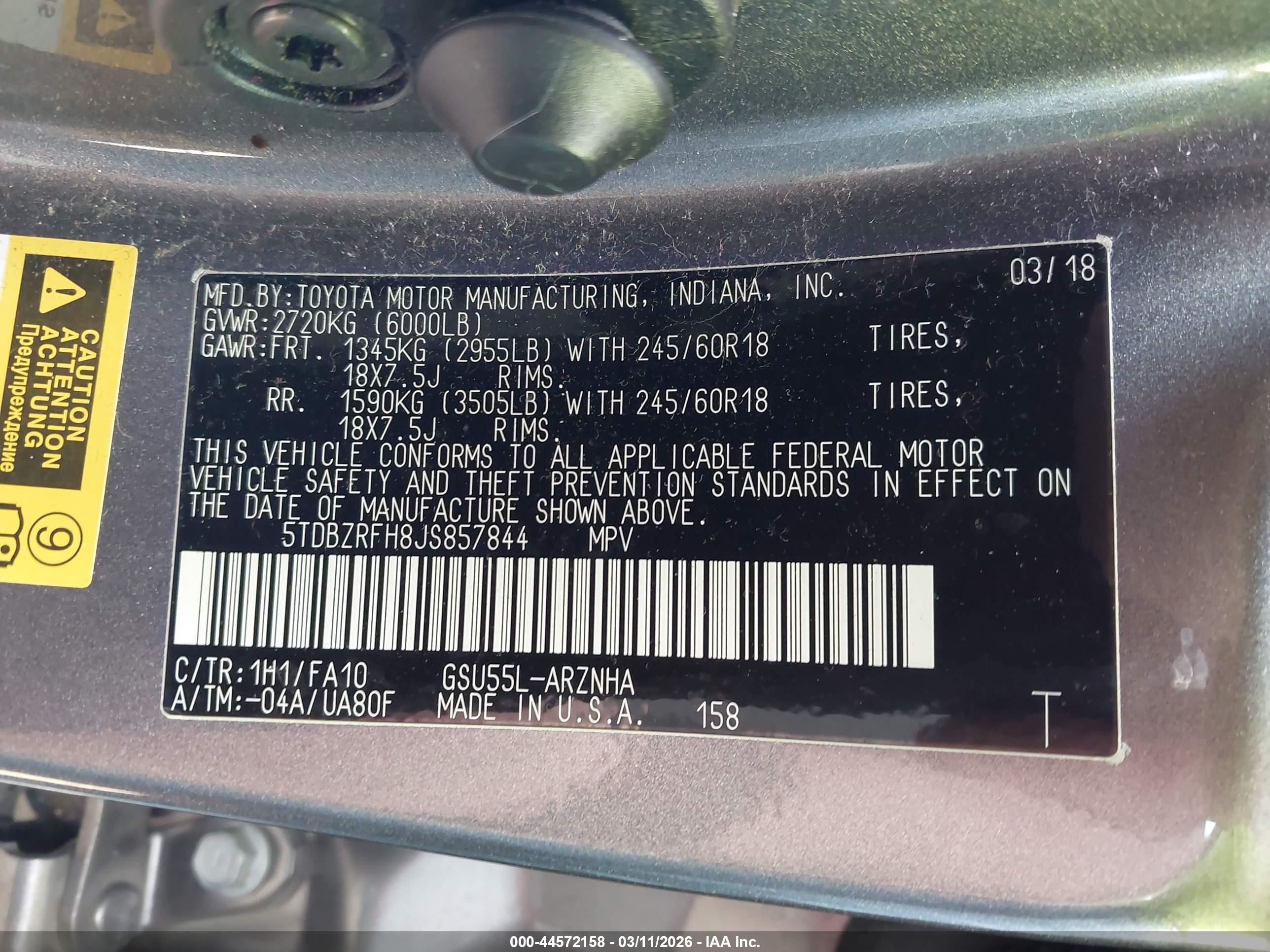TOYOTA HIGHLANDER image 9