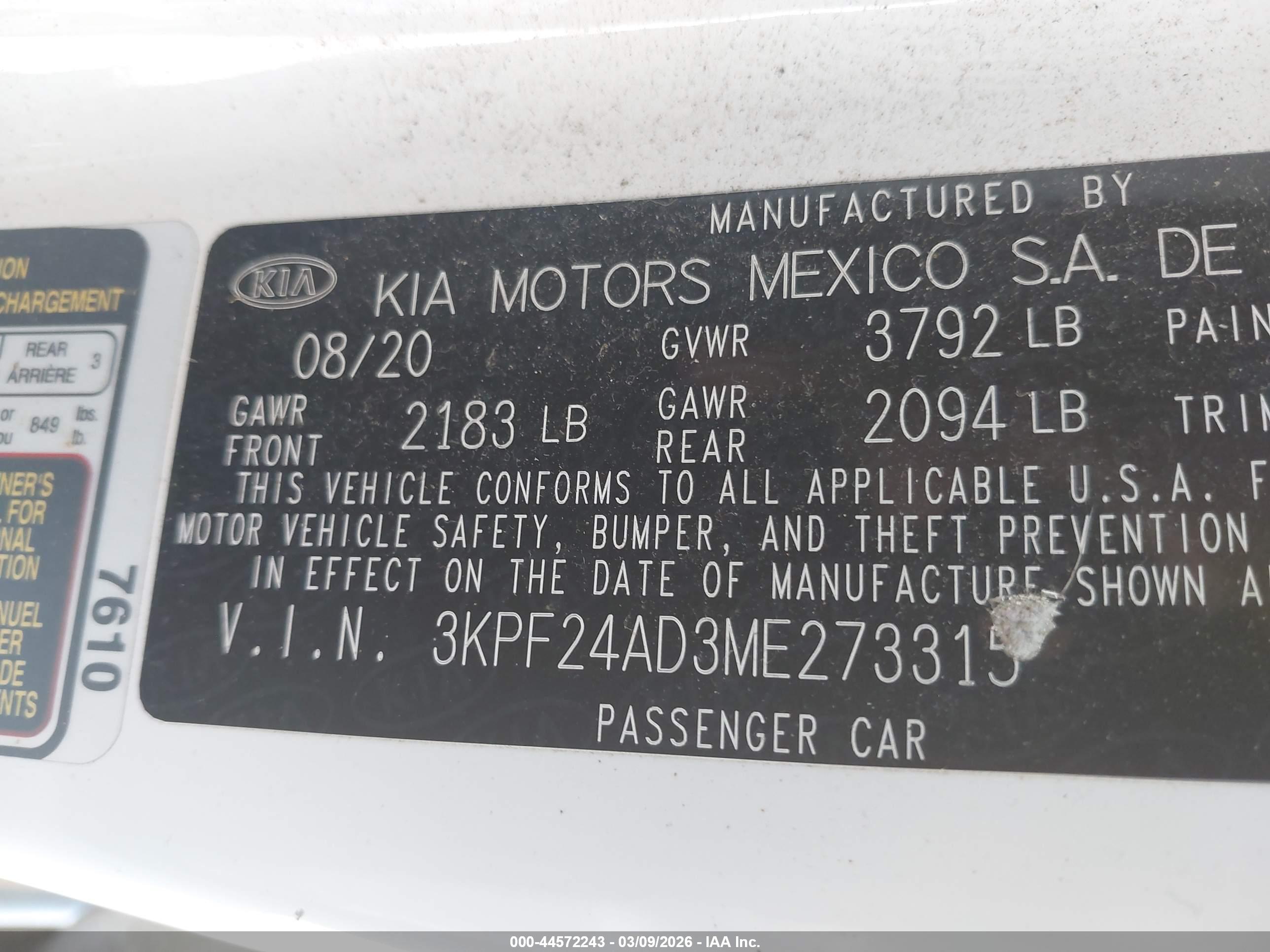 KIA FORTE image 9
