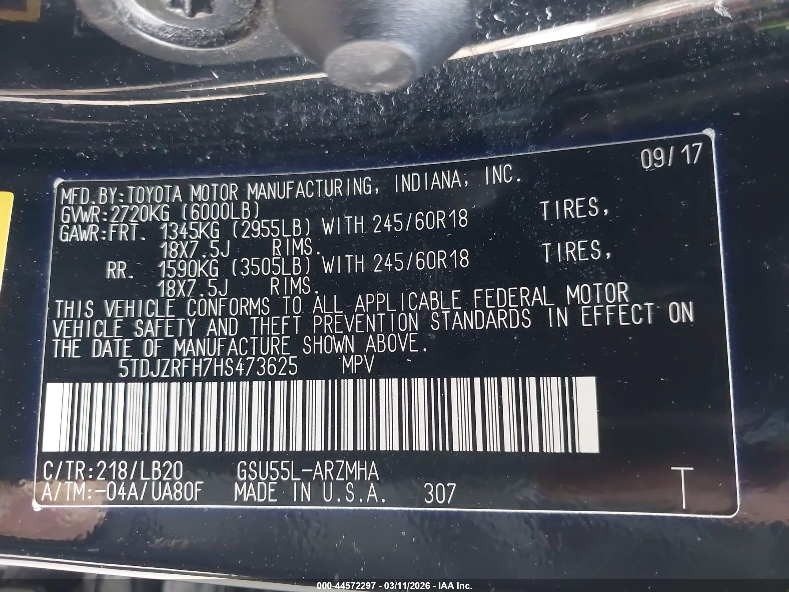 TOYOTA HIGHLANDER image 9