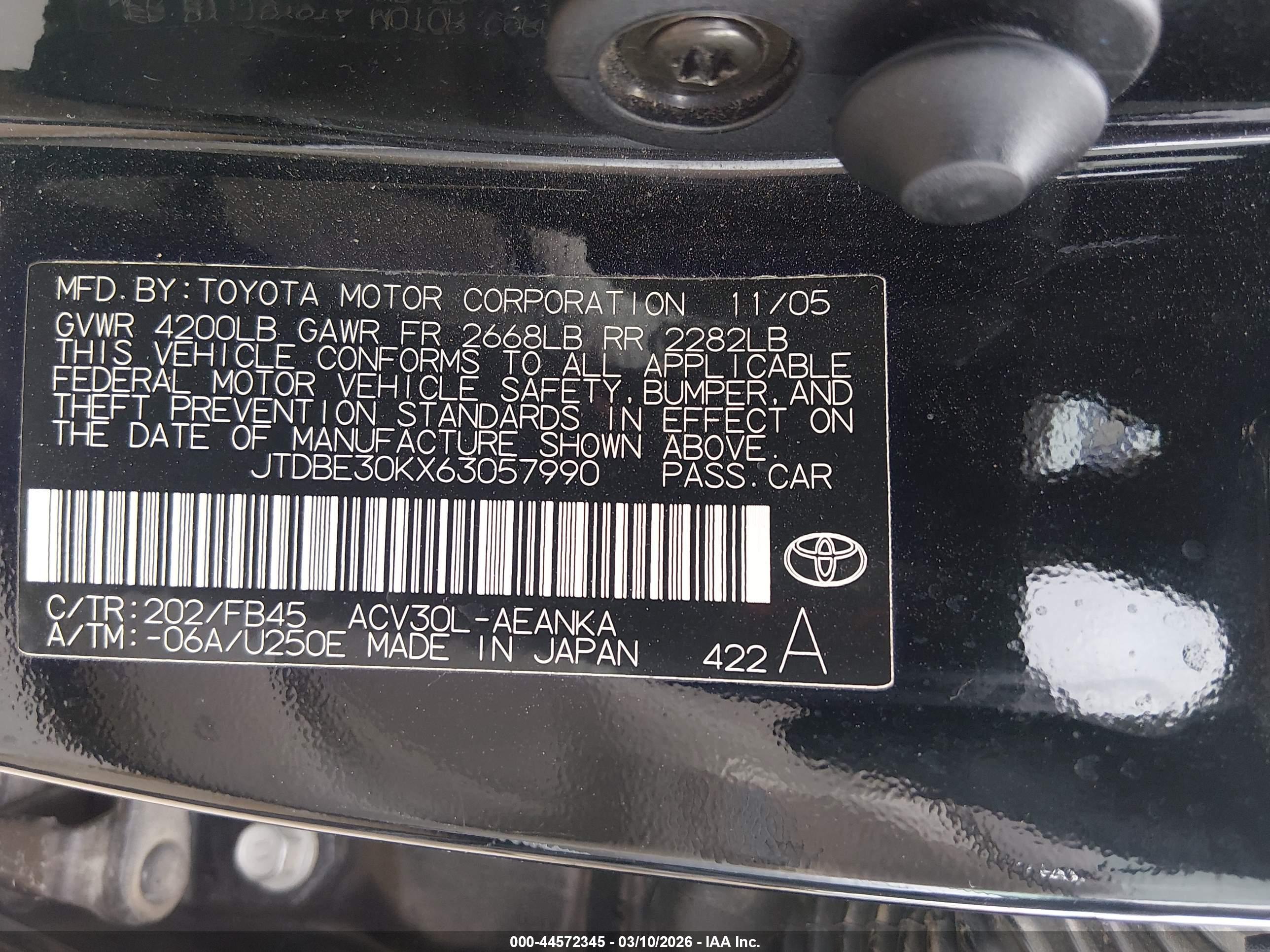 TOYOTA CAMRY image 9