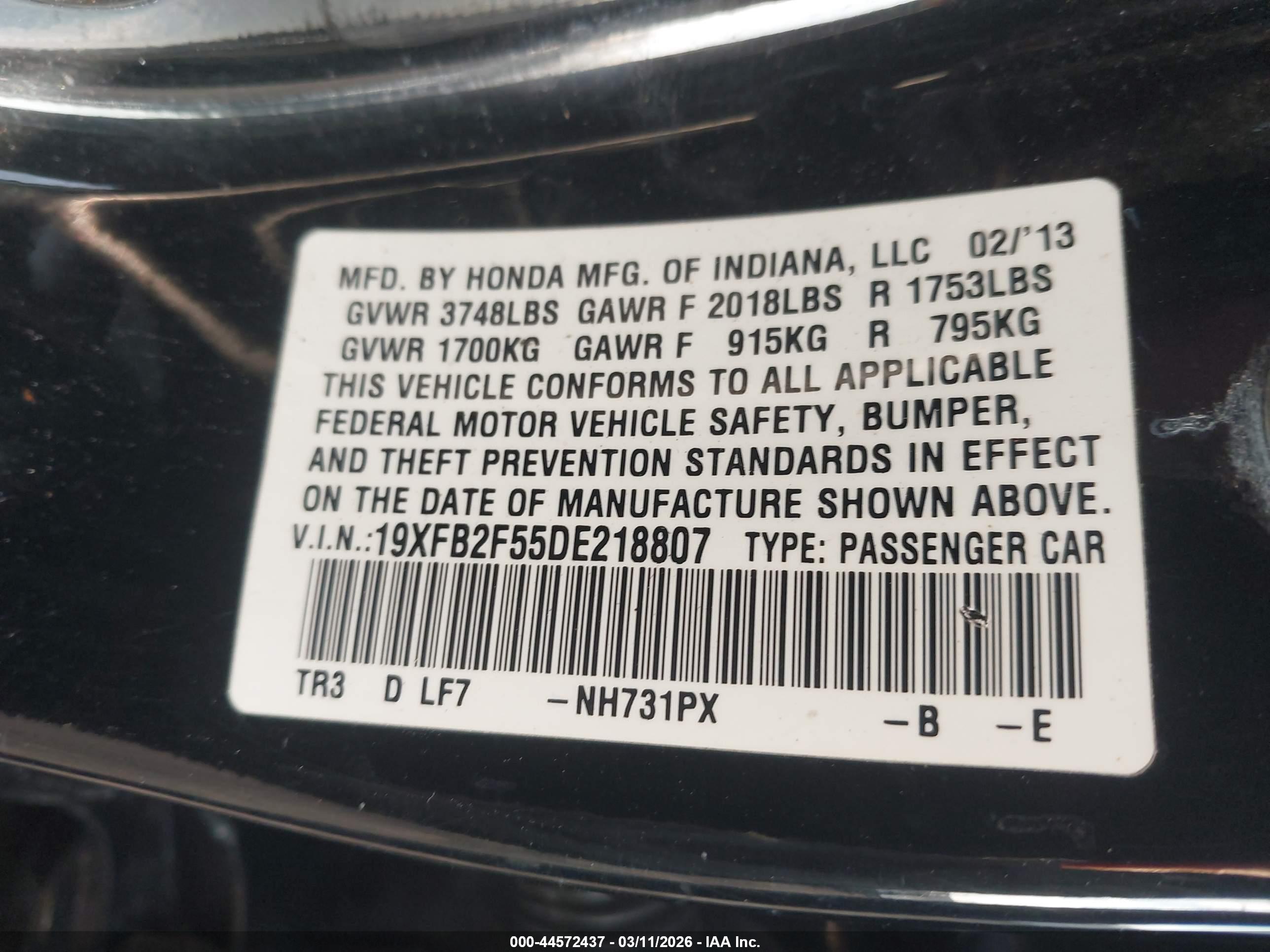 HONDA CIVIC image 9