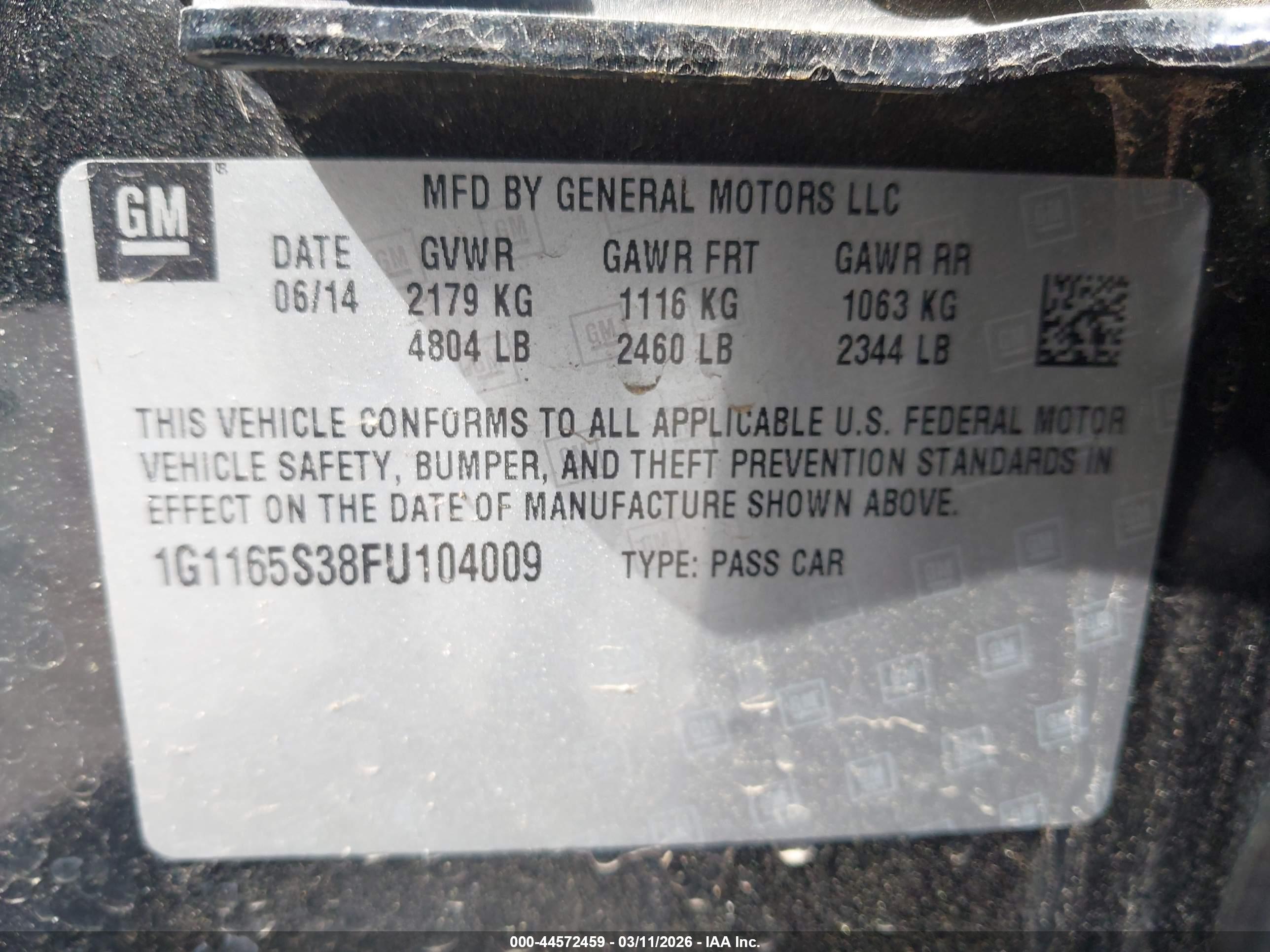 CHEVROLET IMPALA image 9