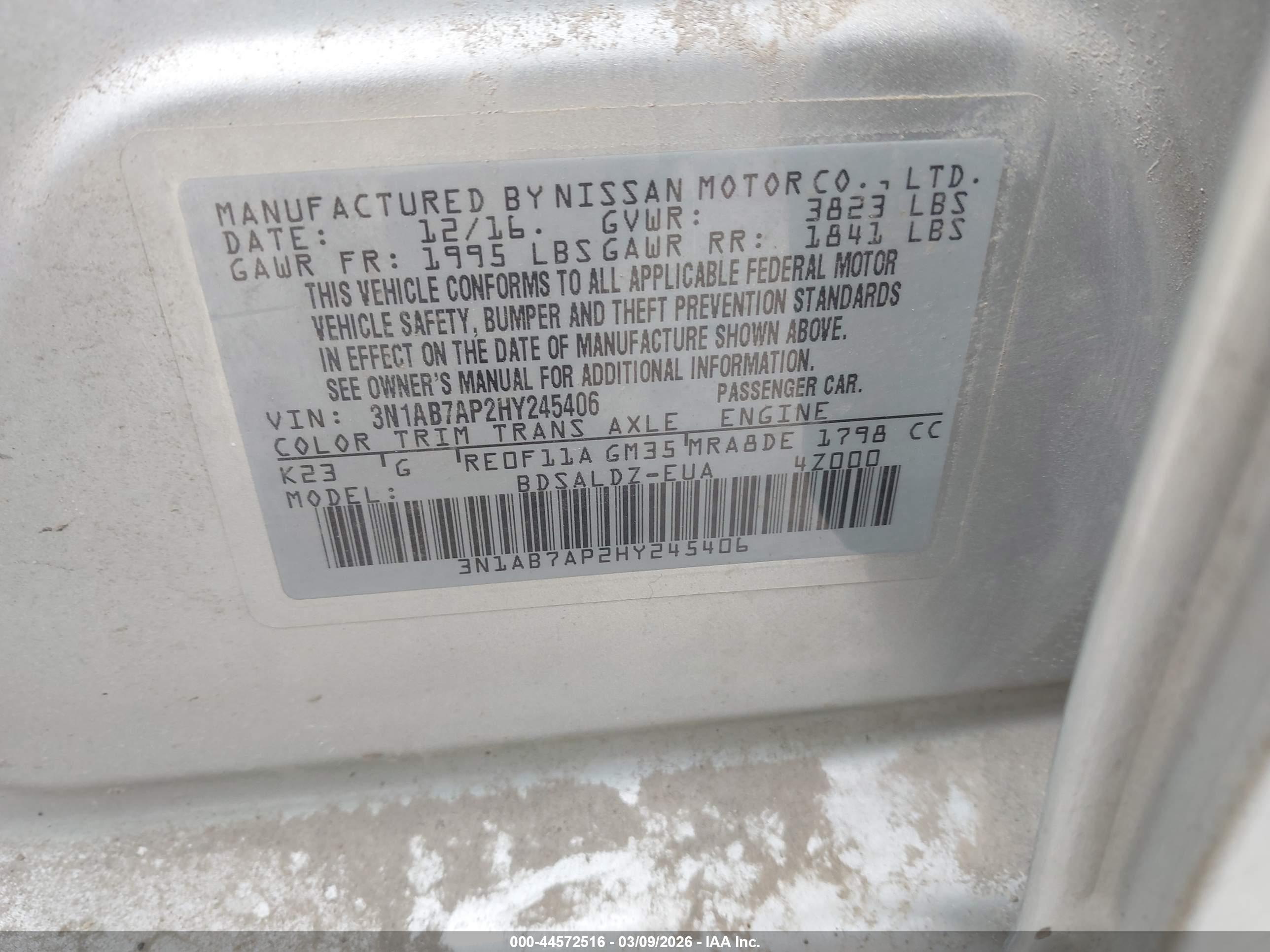 NISSAN SENTRA image 9