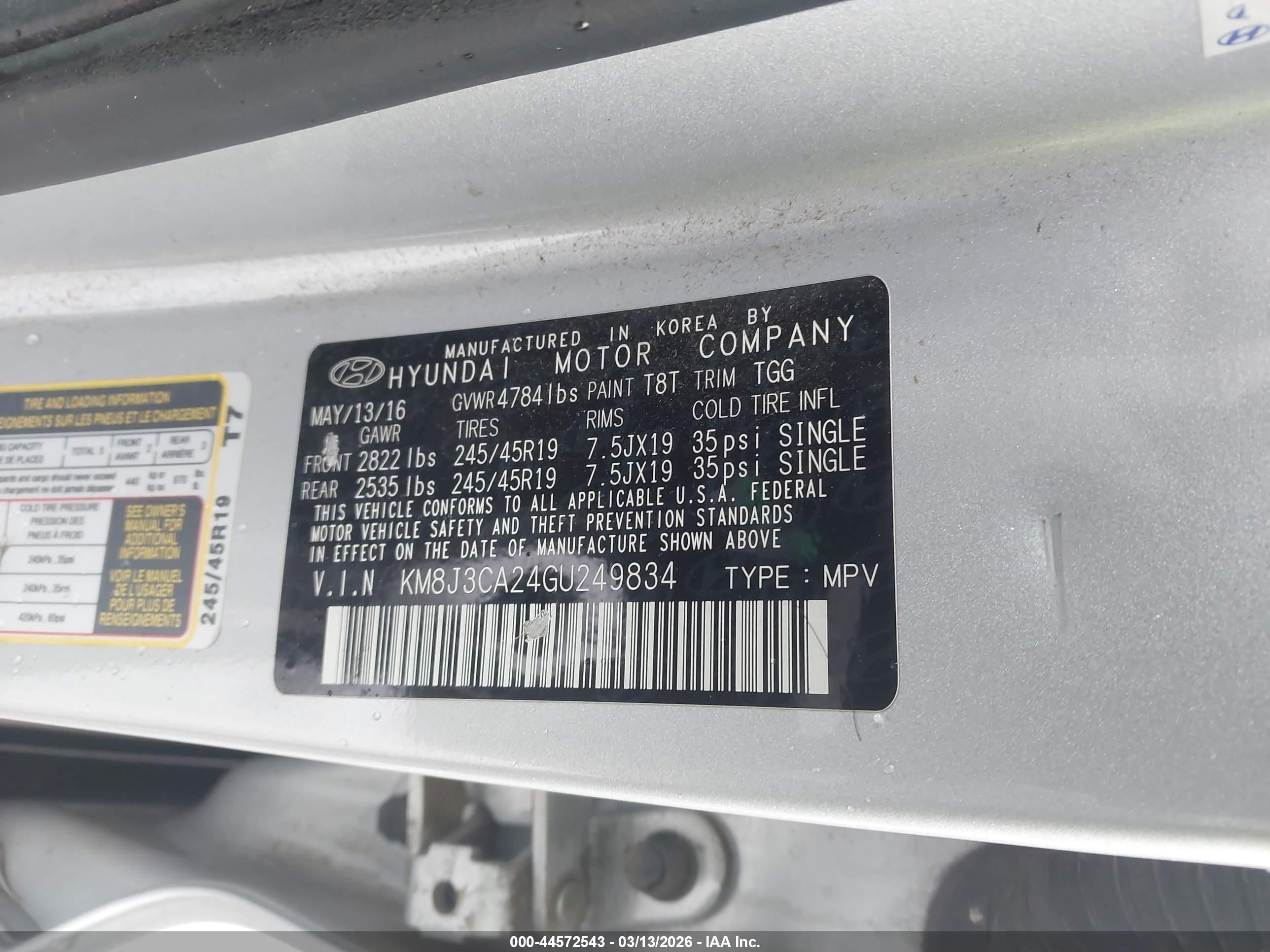HYUNDAI TUCSON image 9